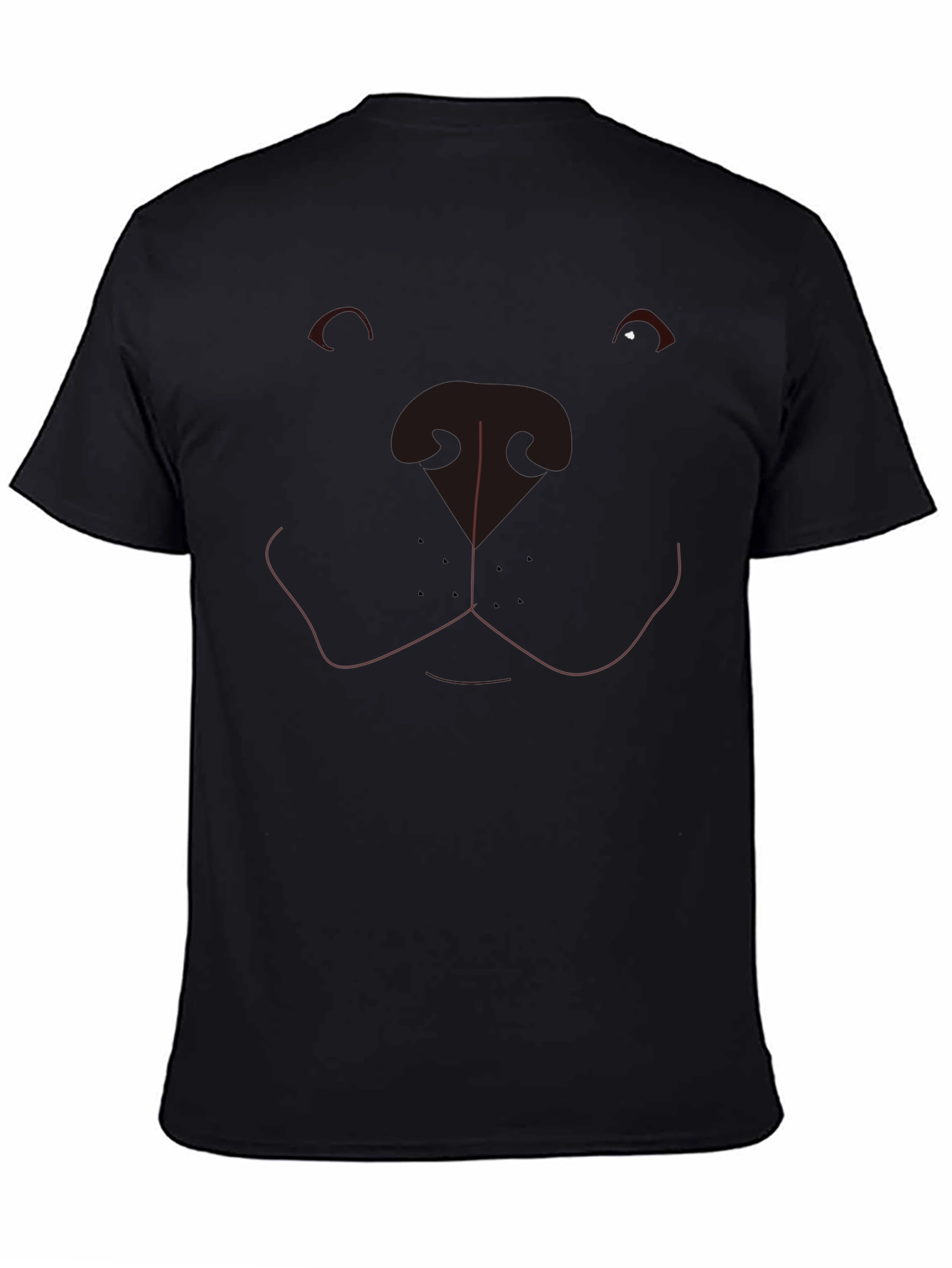 Cool Dog Face Graphic T-Shirt