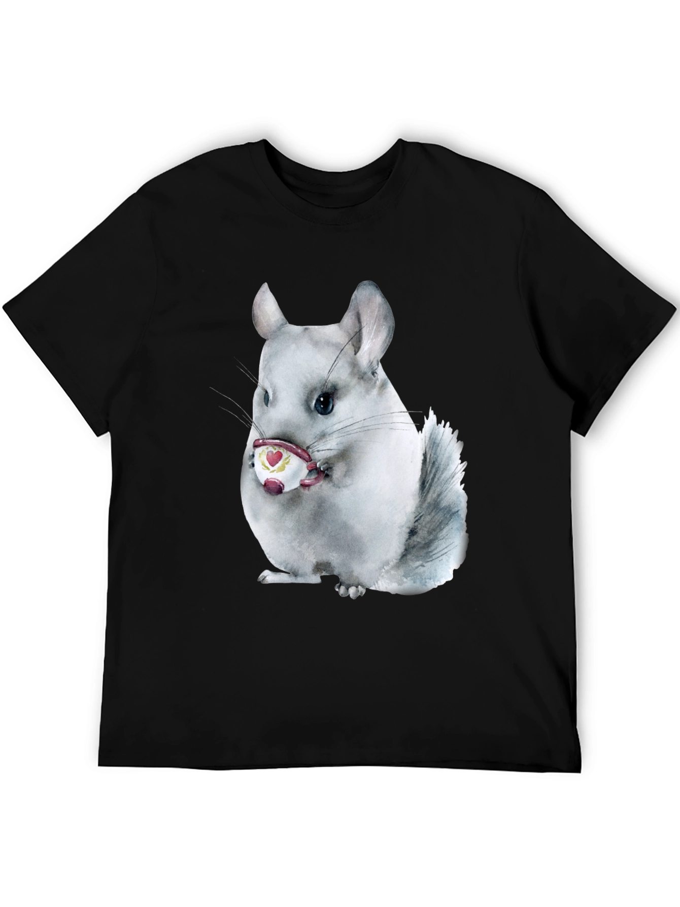 Chinchilla Tea Party T-Shirt - Adorable Graphic Tee