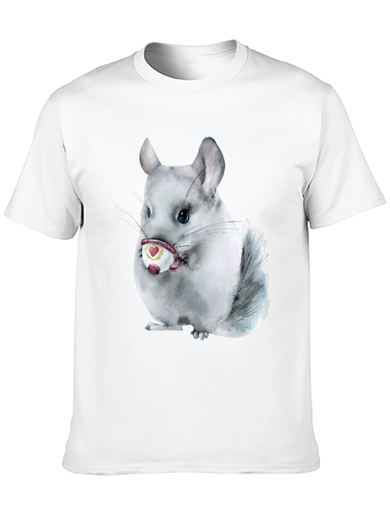 Chinchilla Tea Party T-Shirt - Adorable Graphic Tee