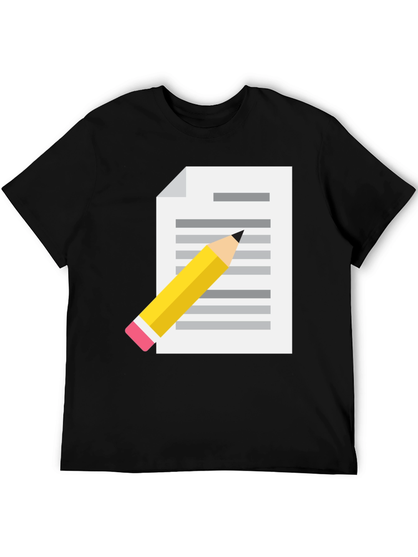 Creative Writer T-Shirt - Black Cotton Blend