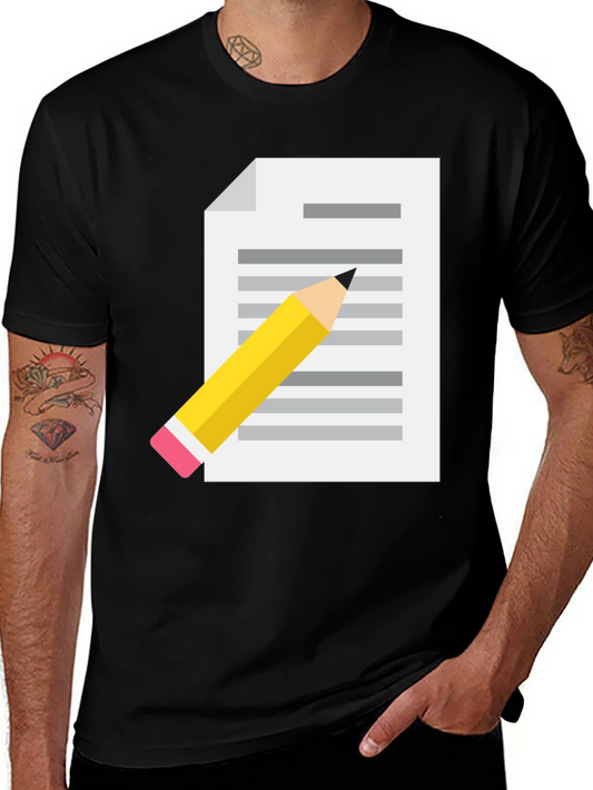 Creative Writer T-Shirt - Black Cotton Blend