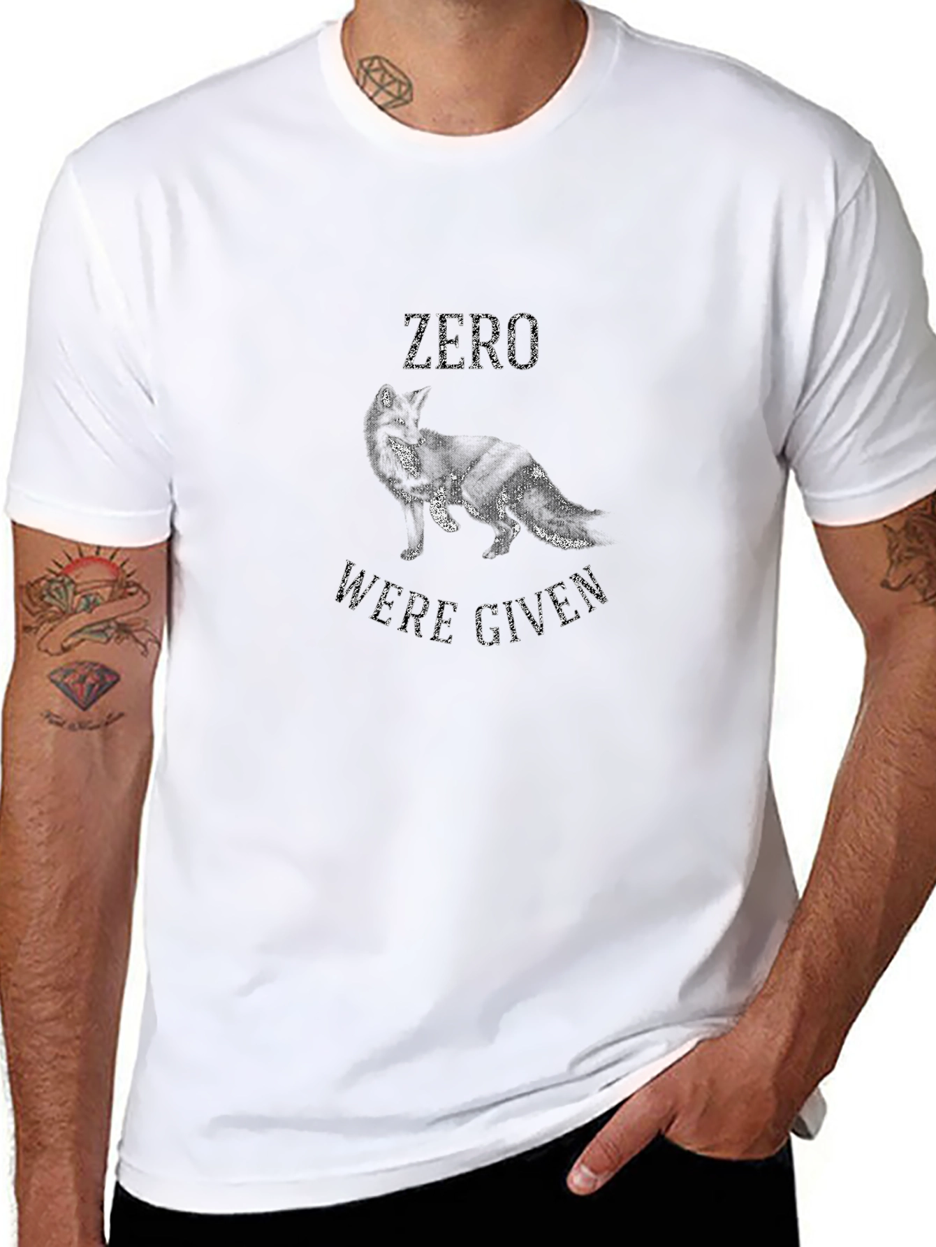 Zero Fox Given Black Graphic Tee