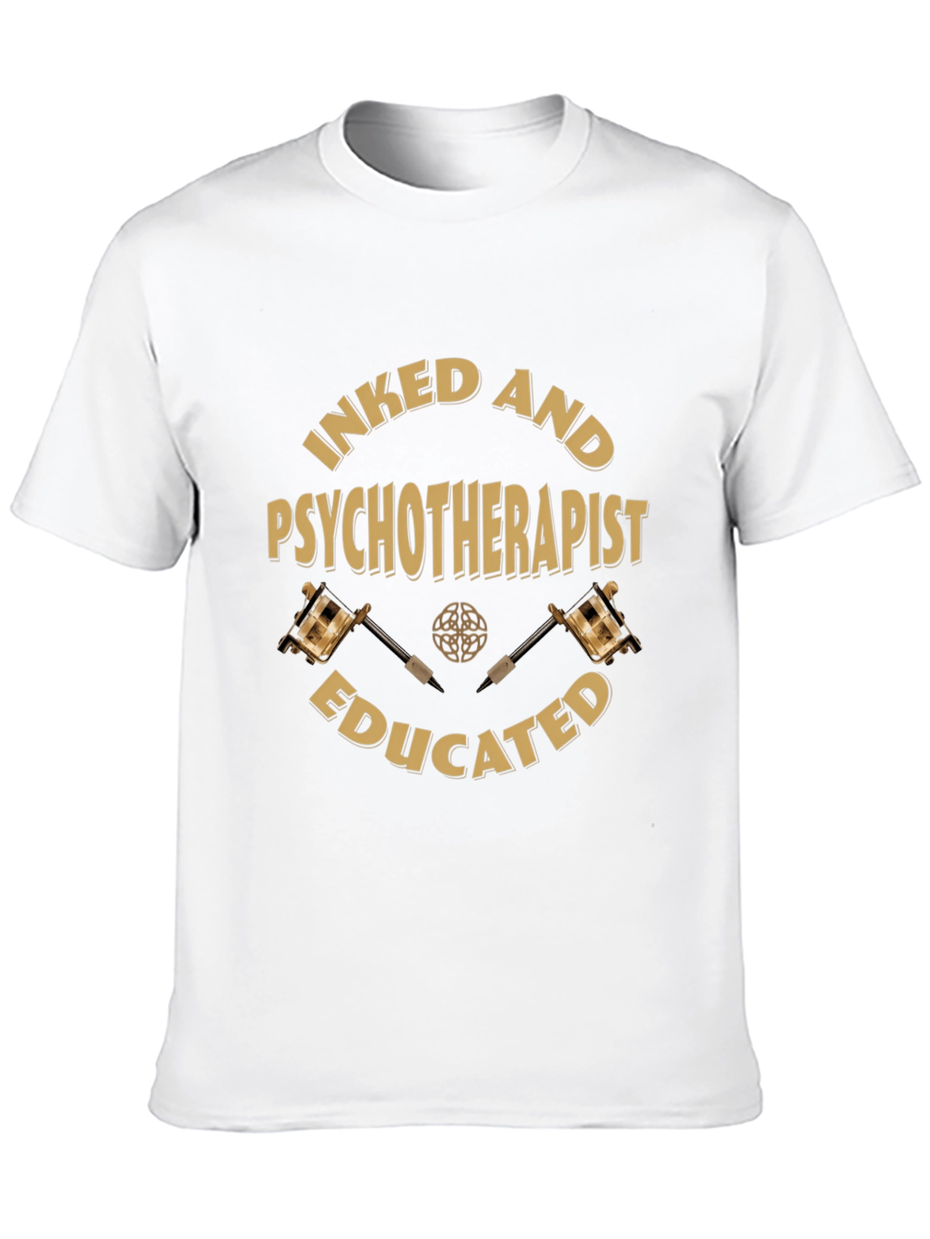 Inked Psychotherapist Educated Graphic Tee