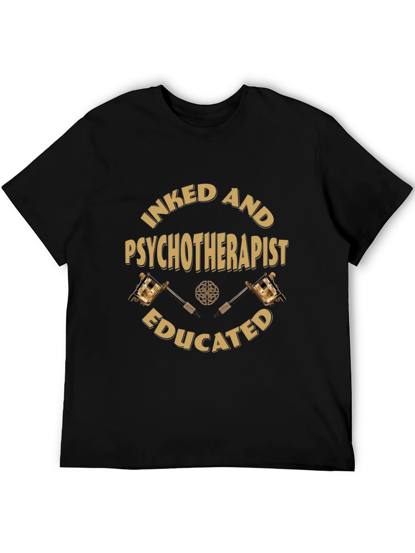 Inked Psychotherapist Educated Graphic Tee