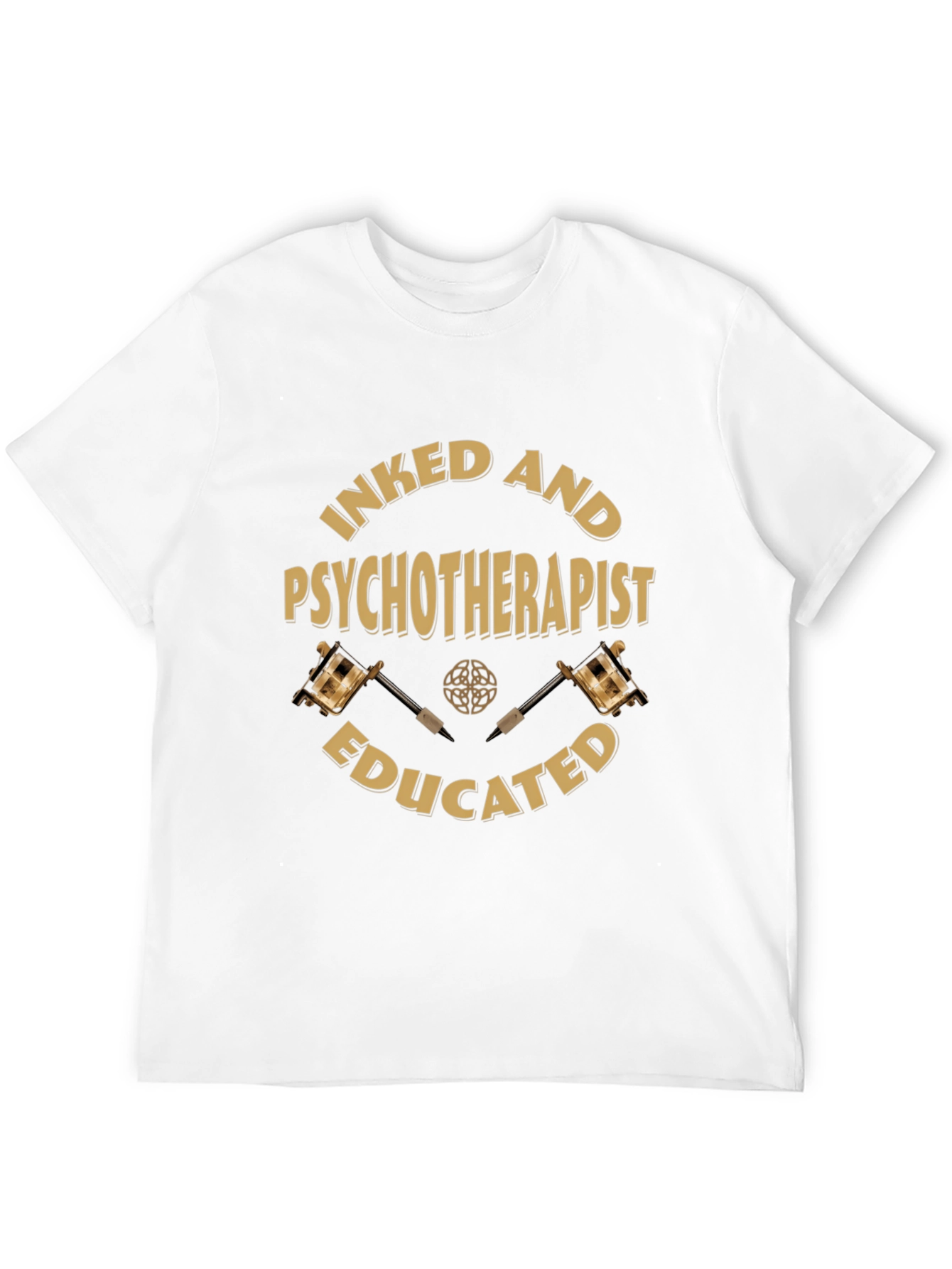Inked Psychotherapist Educated Graphic Tee