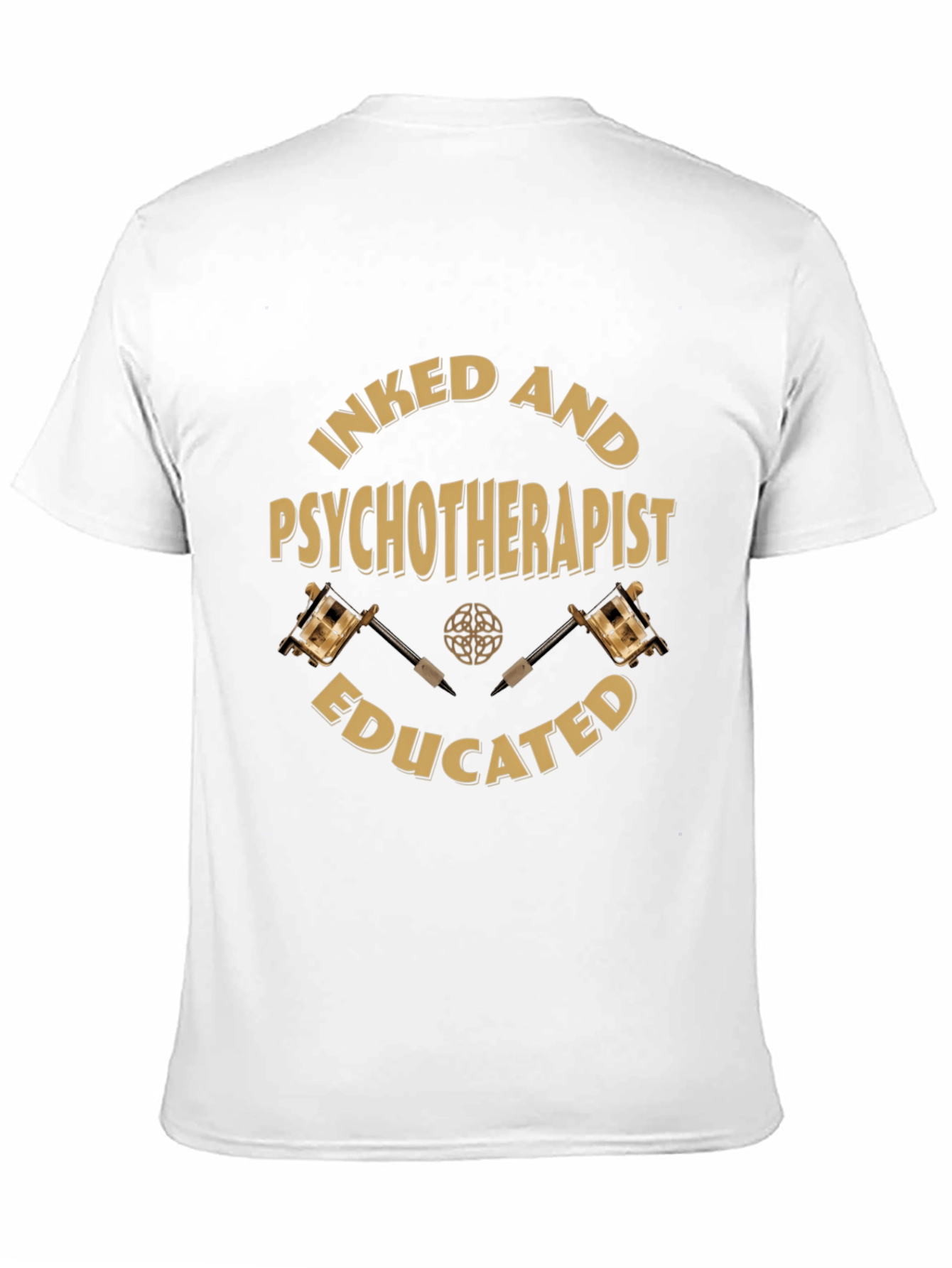 Inked Psychotherapist Educated Graphic Tee