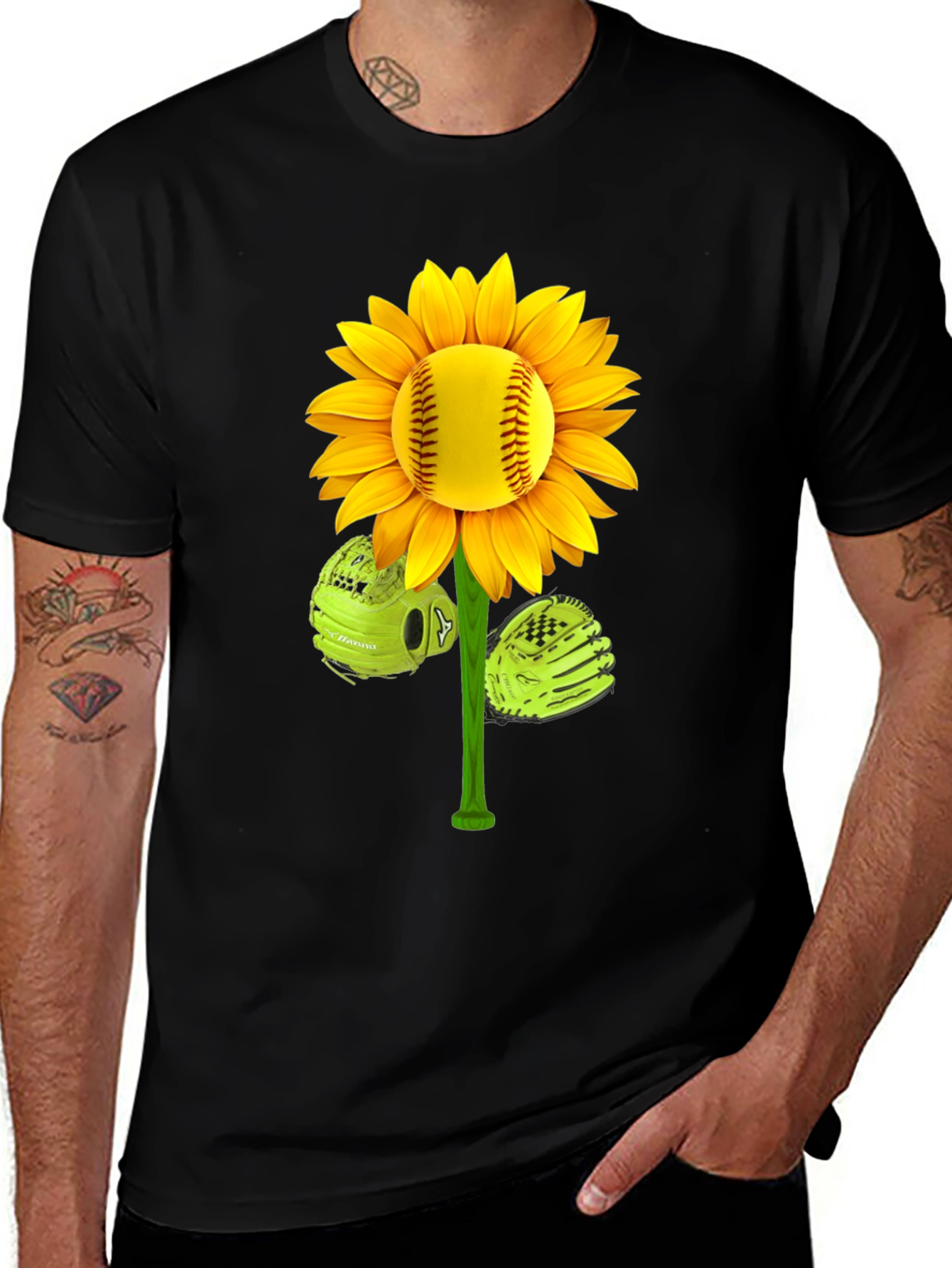 Sunflower Softball T-Shirt