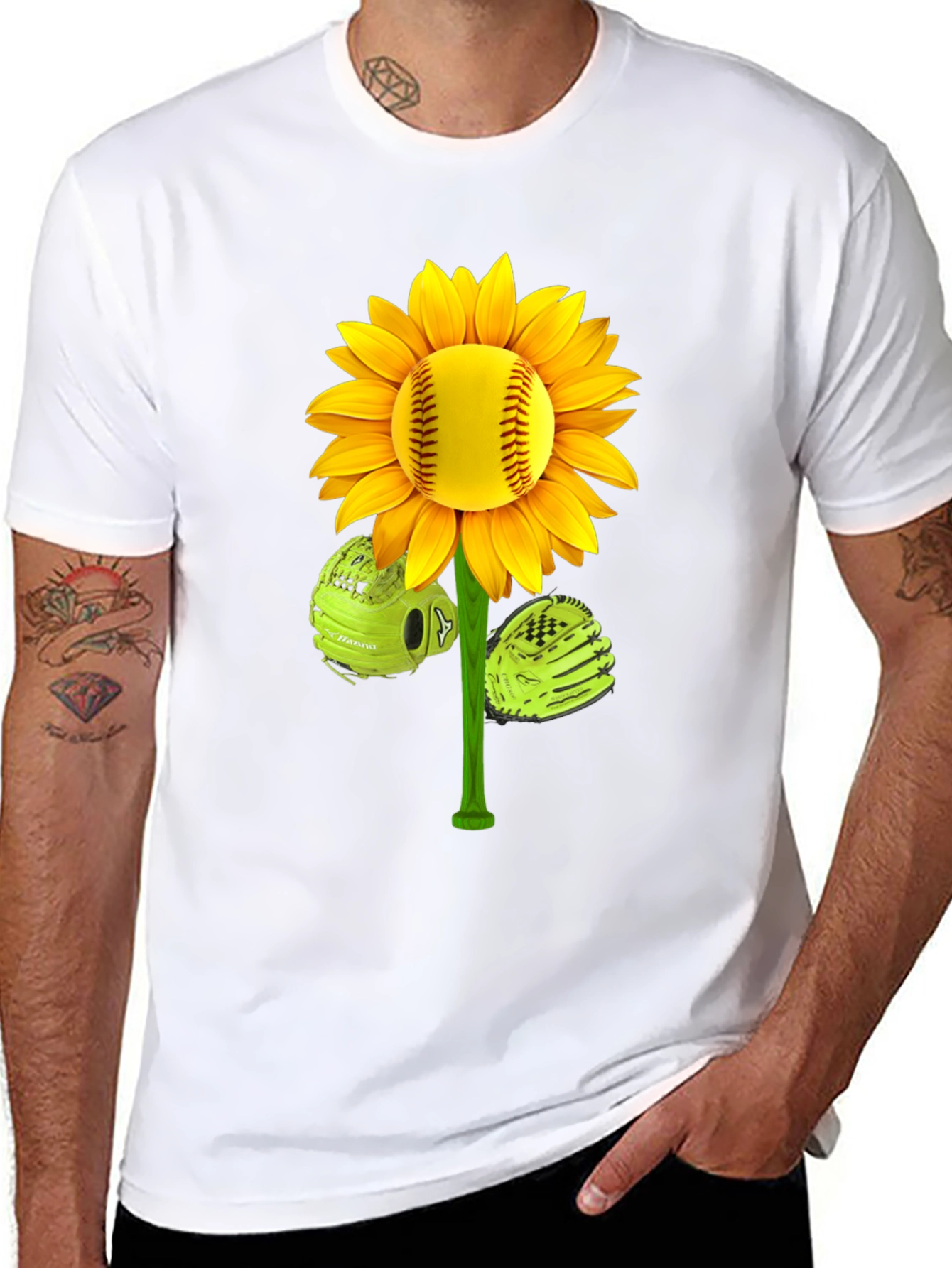 Sunflower Softball T-Shirt