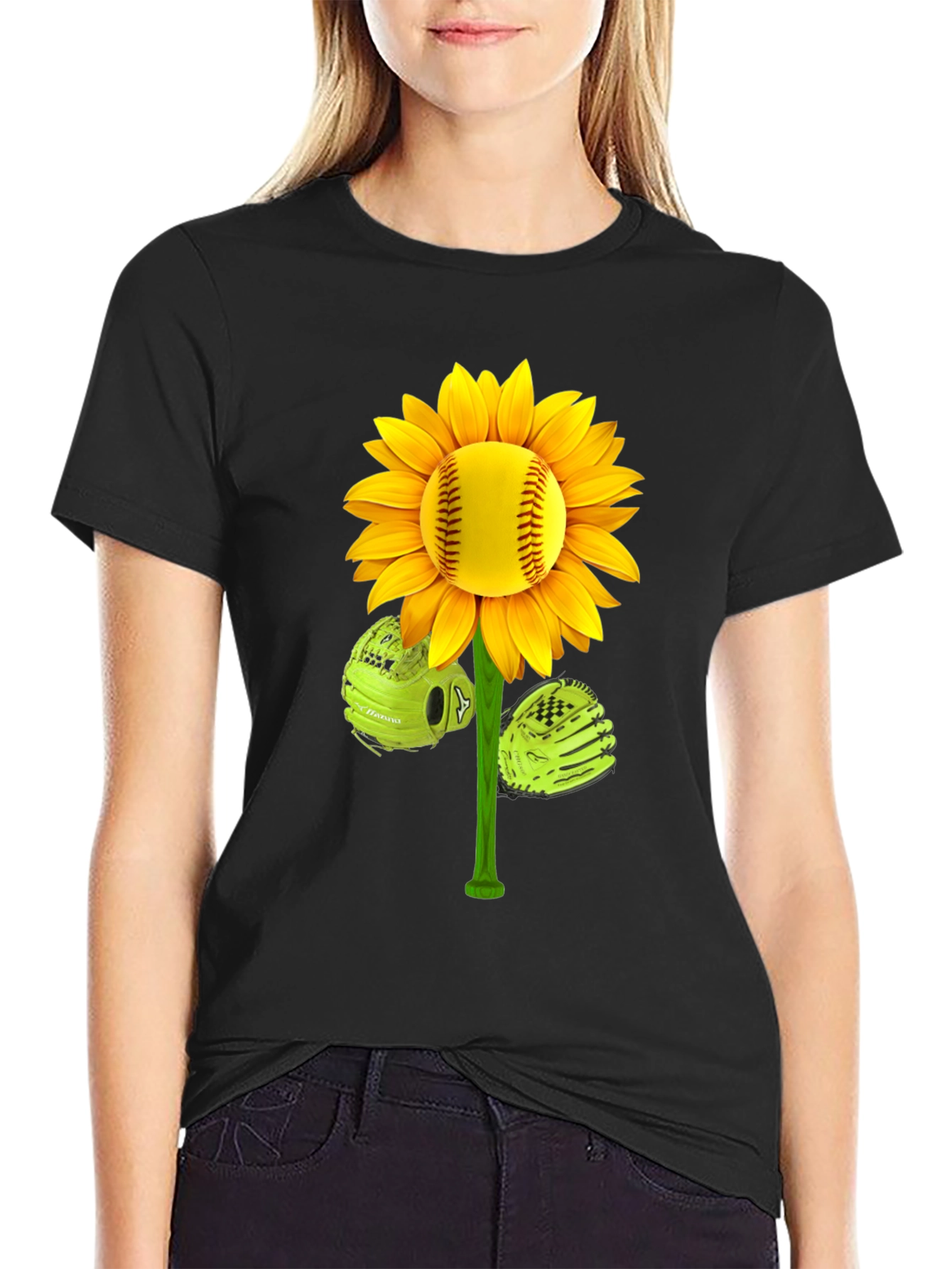 Sunflower Softball T-Shirt