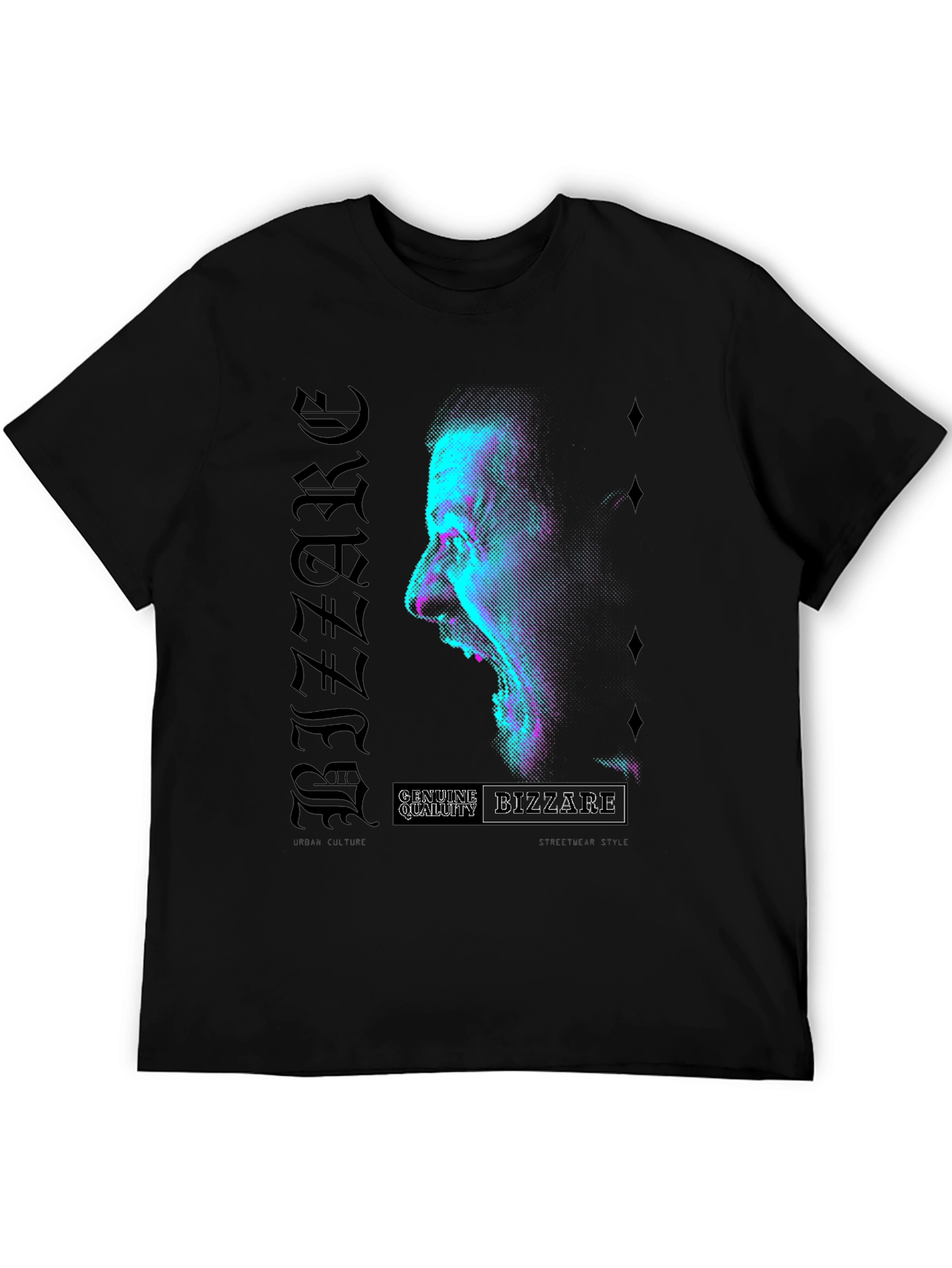 Bizzare Graphic Print Tee - Modern Streetwear Style