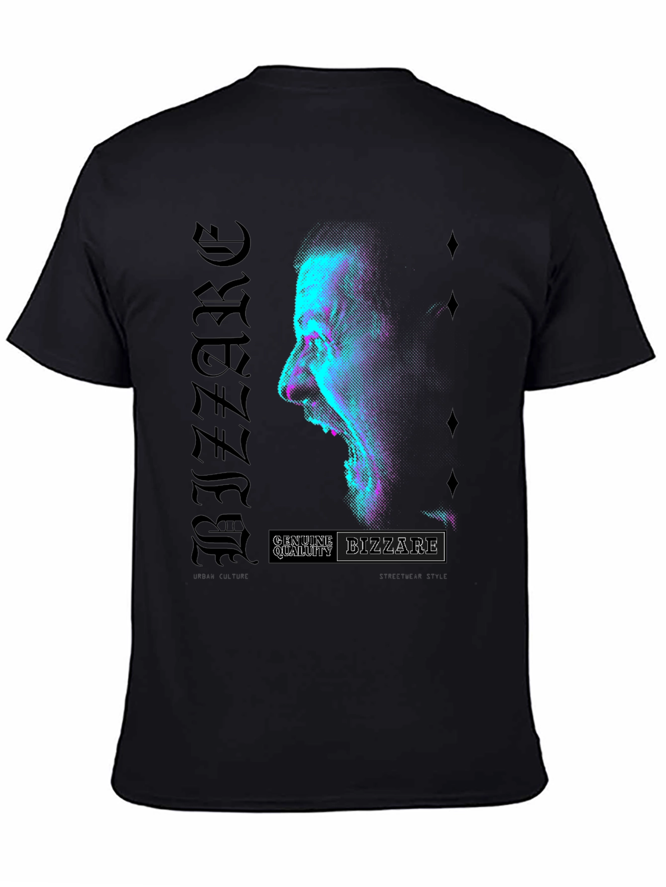 Bizzare Graphic Print Tee - Modern Streetwear Style