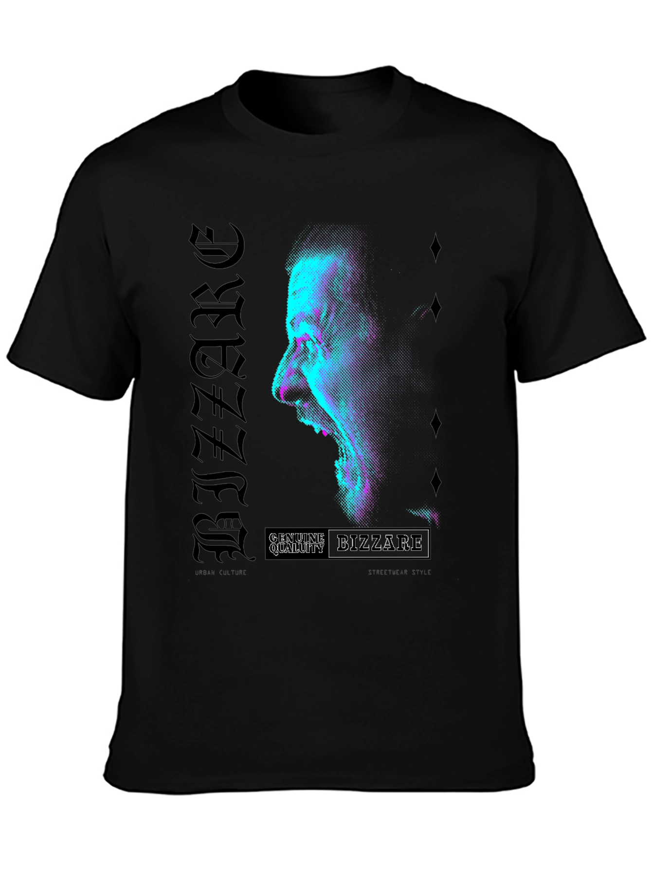 Bizzare Graphic Print Tee - Modern Streetwear Style