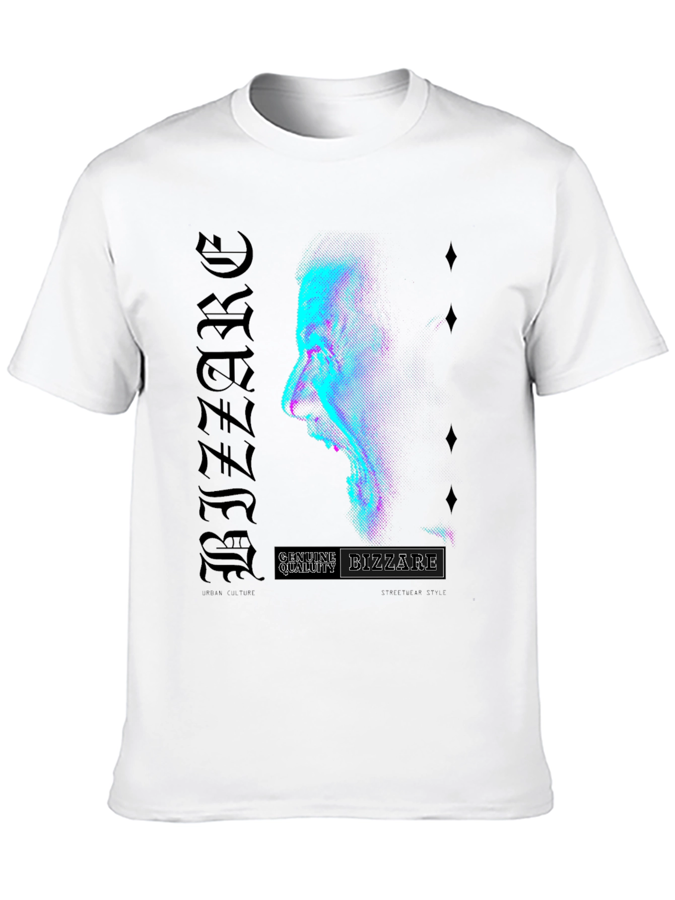 Bizzare Graphic Print Tee - Modern Streetwear Style