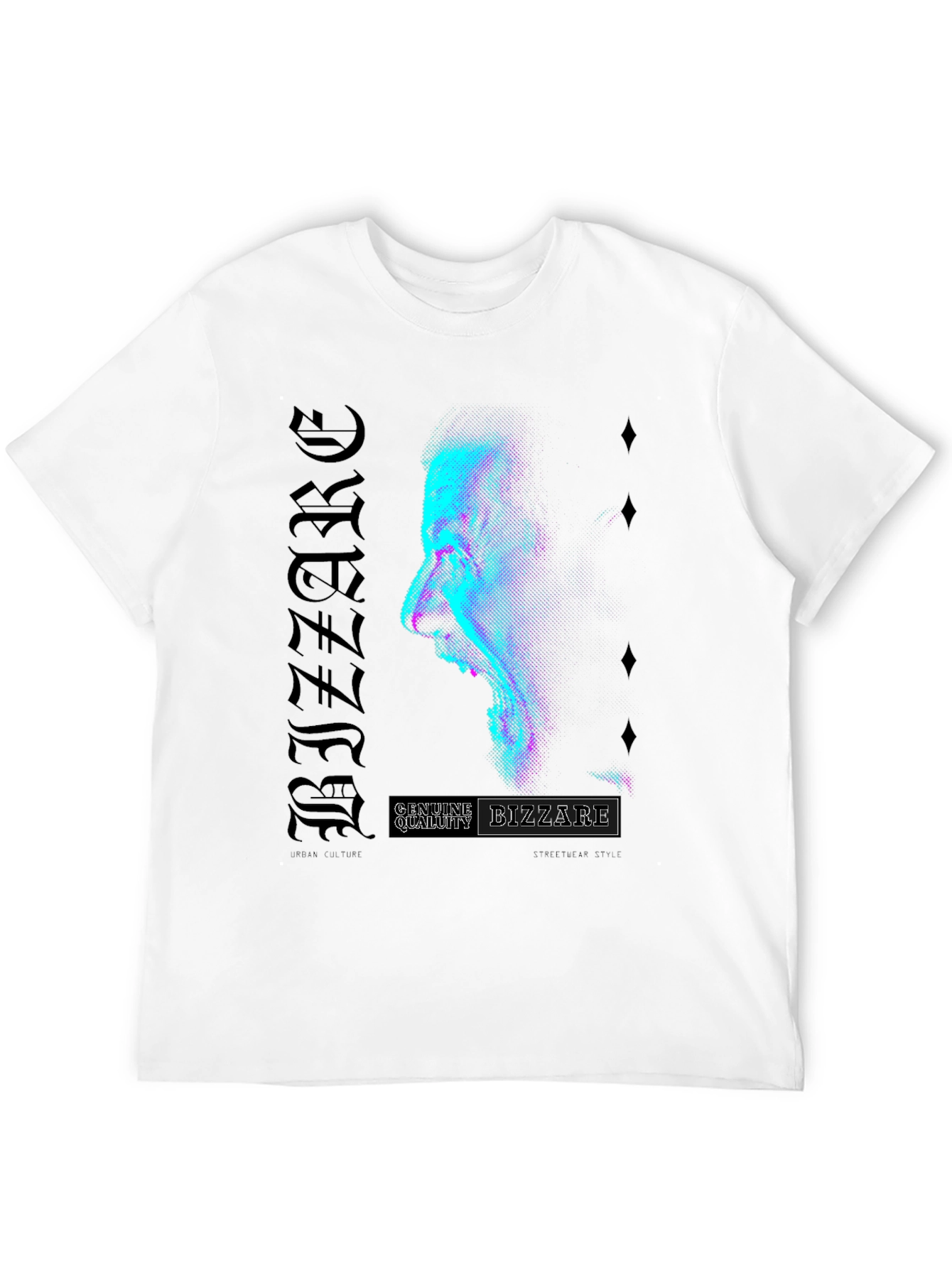 Bizzare Graphic Print Tee - Modern Streetwear Style