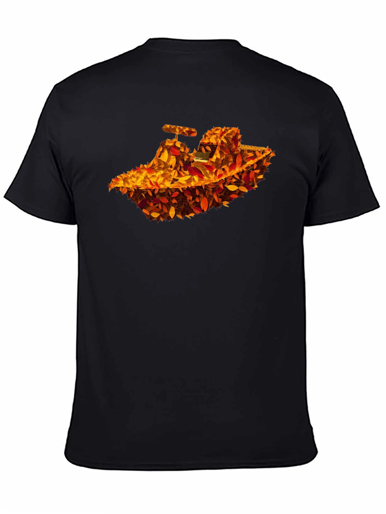 Autumn Leaves Tractor Graphic T-Shirt