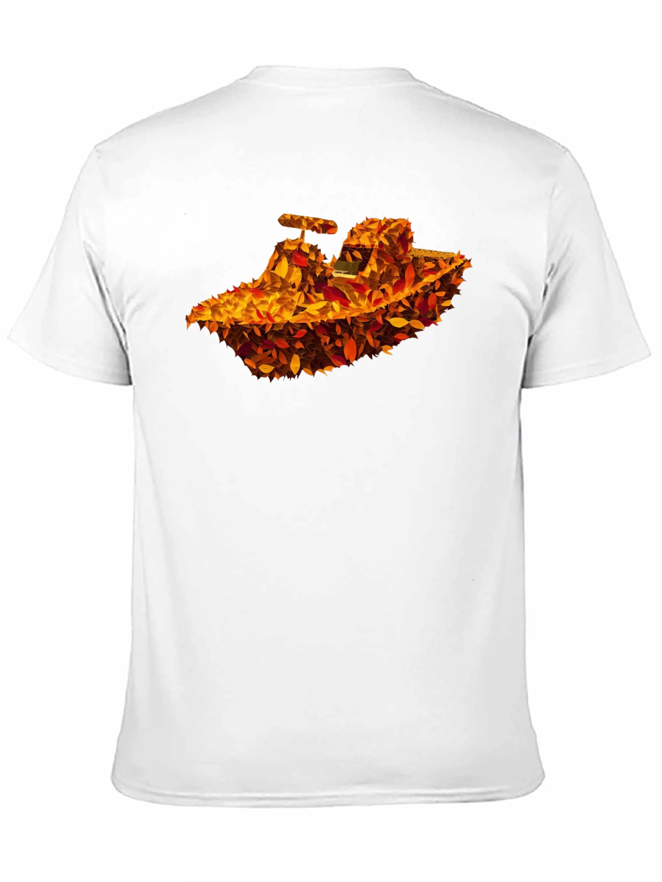 Autumn Leaves Tractor Graphic T-Shirt