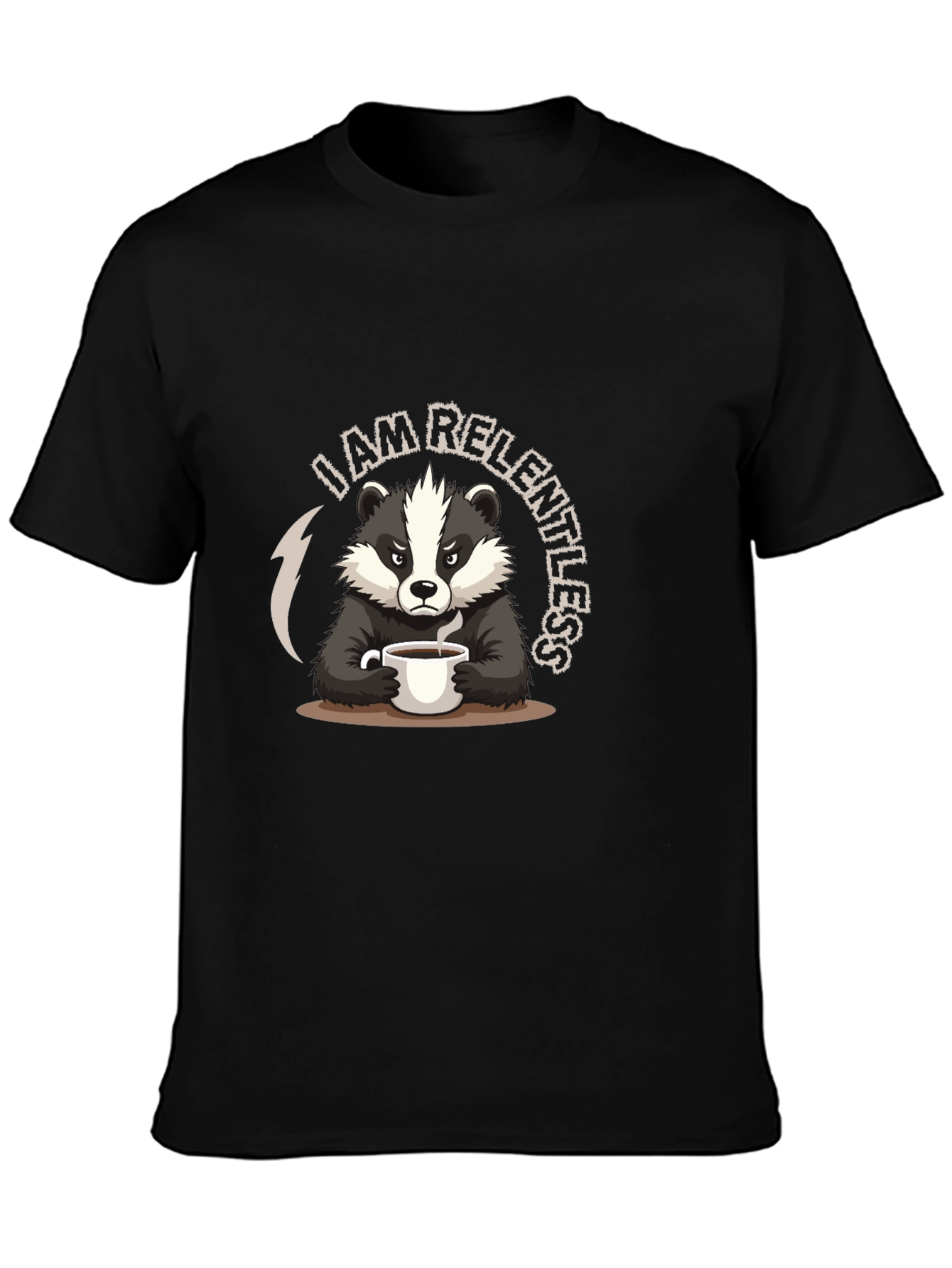 Relentless Badger Graphic T-Shirt