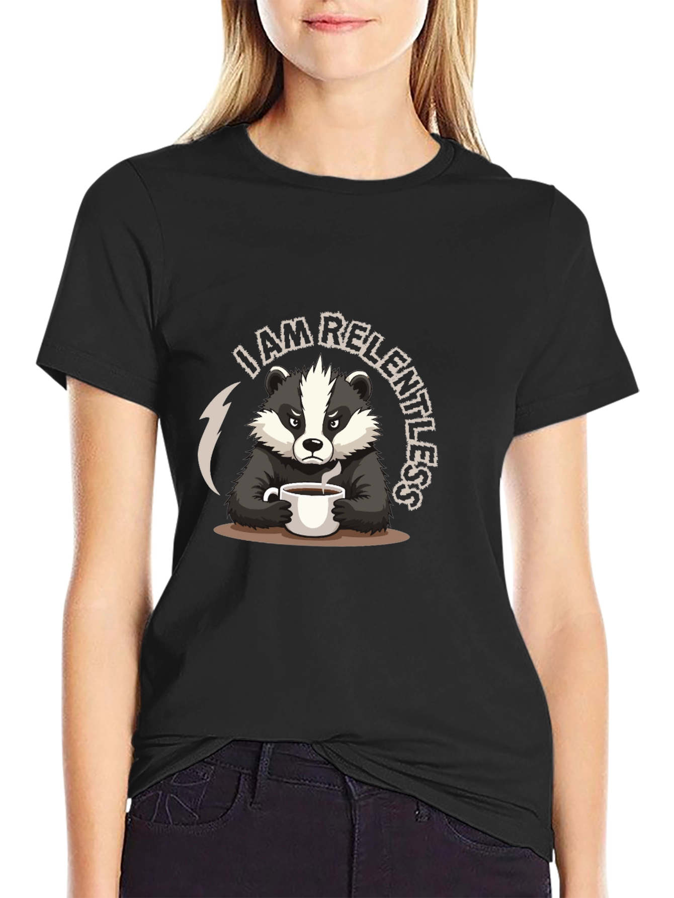 Relentless Badger Graphic T-Shirt