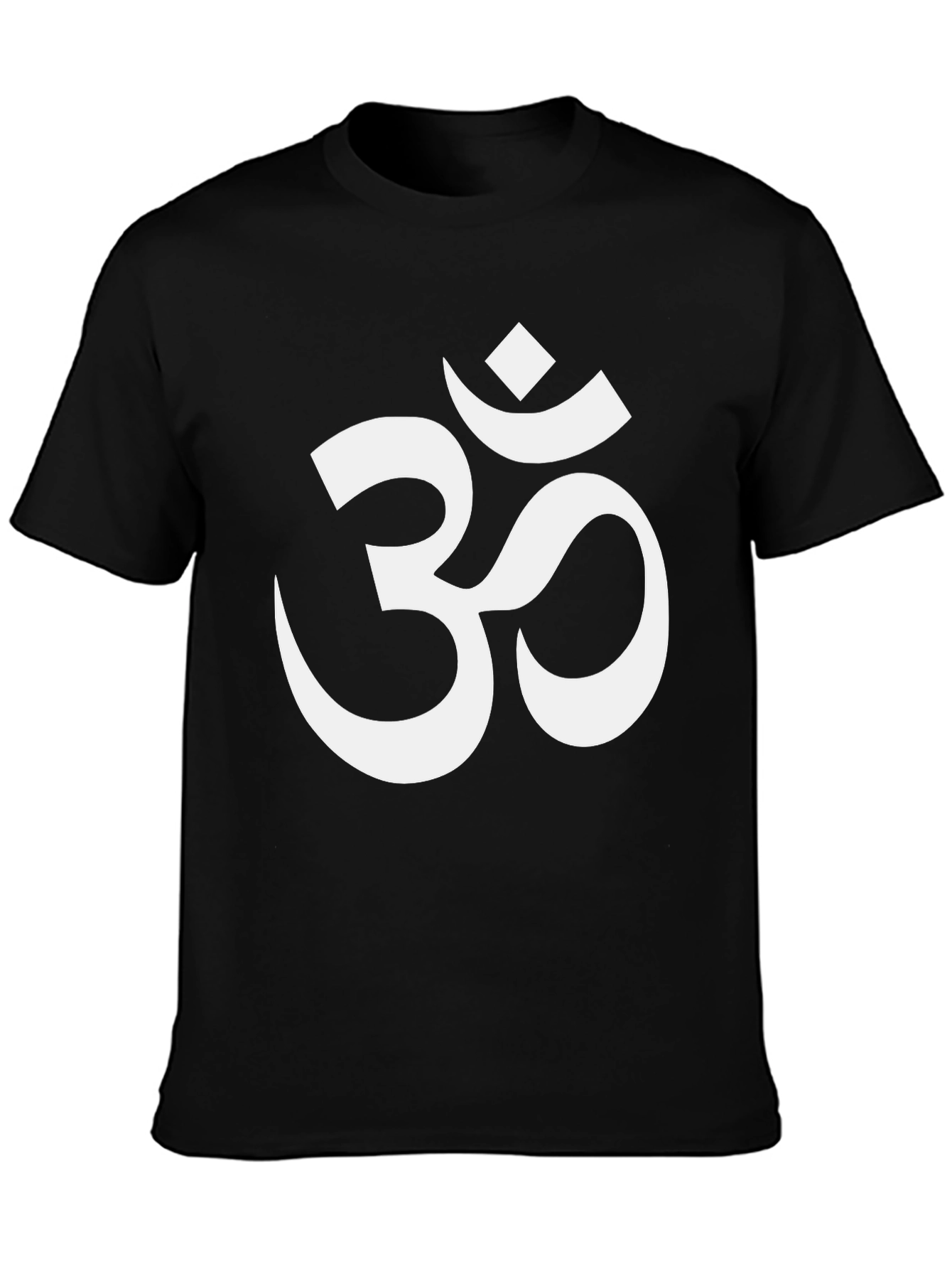 Mens Om Symbol Graphic Tee - Black