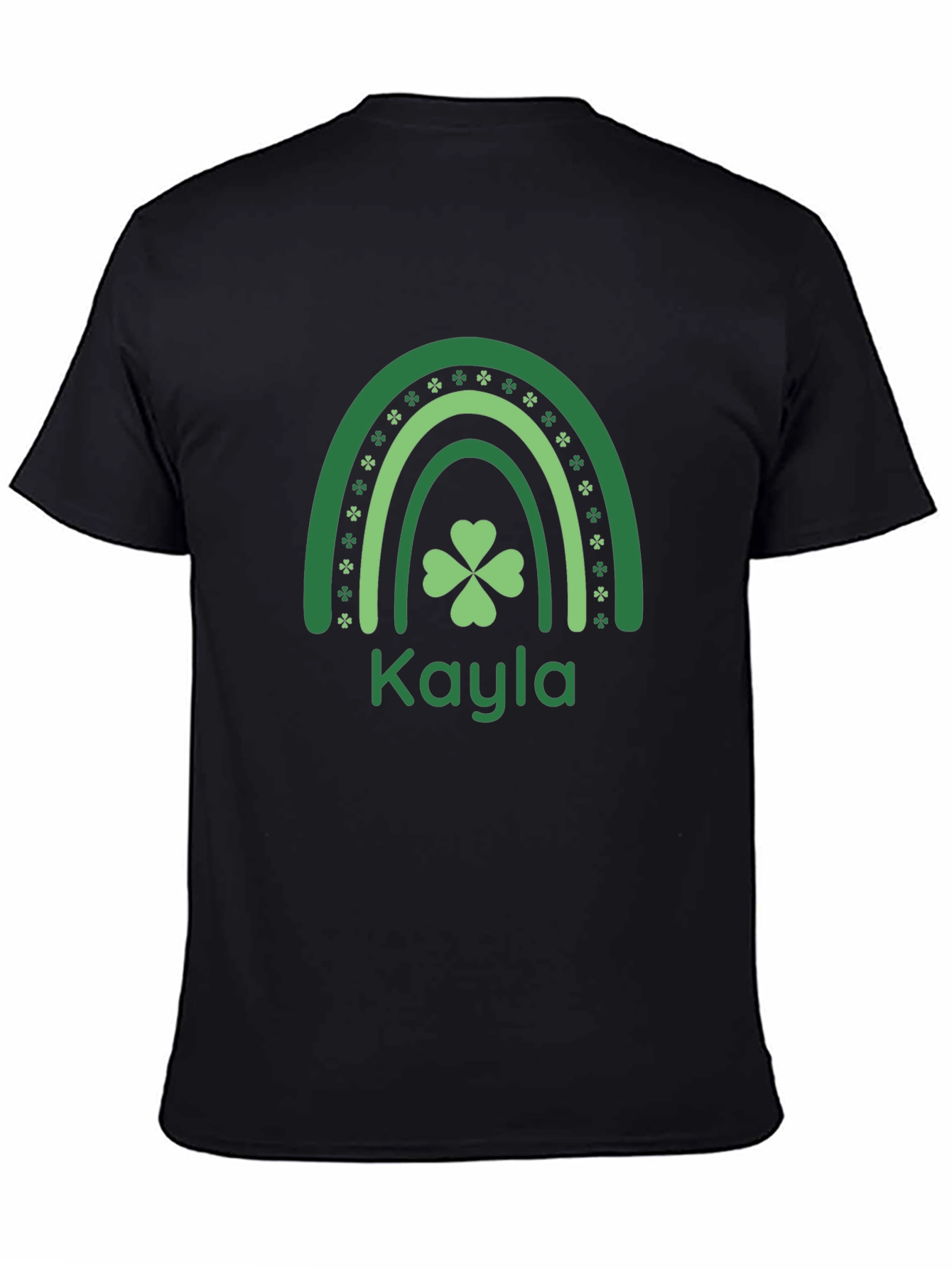 Kayla St. Patricks Day Shamrock Rainbow T-Shirt