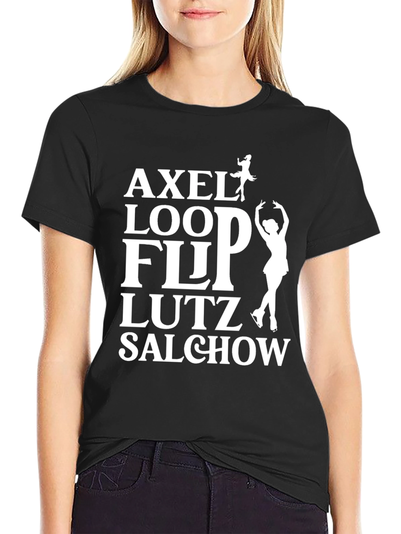 Figure Skating Jumps Graphic Tee