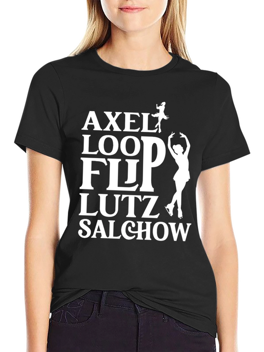 Figure Skating Jumps Graphic Tee