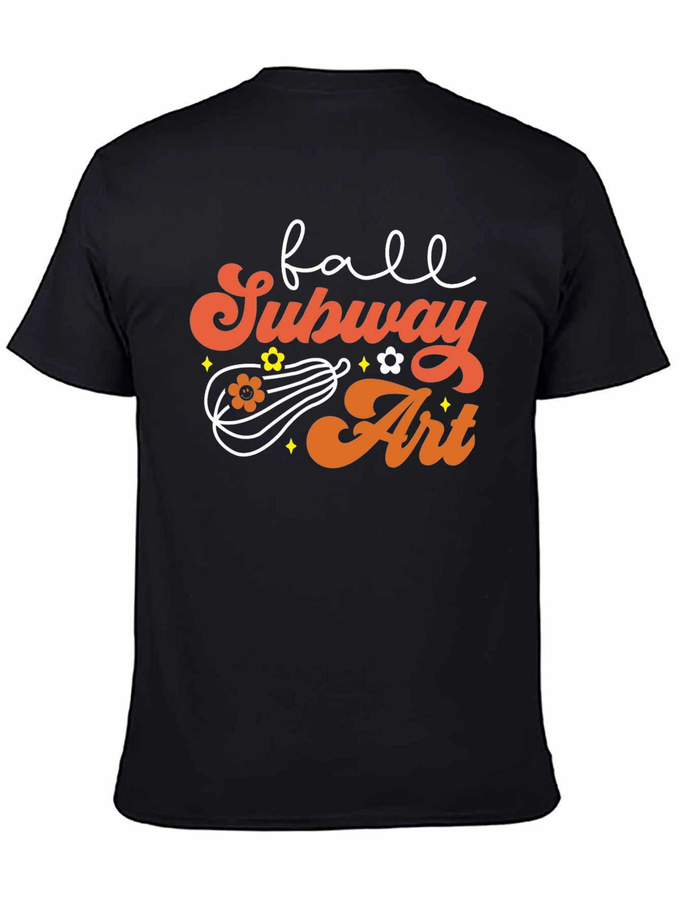Fall Subway Art T-Shirt - Autumn Vibes