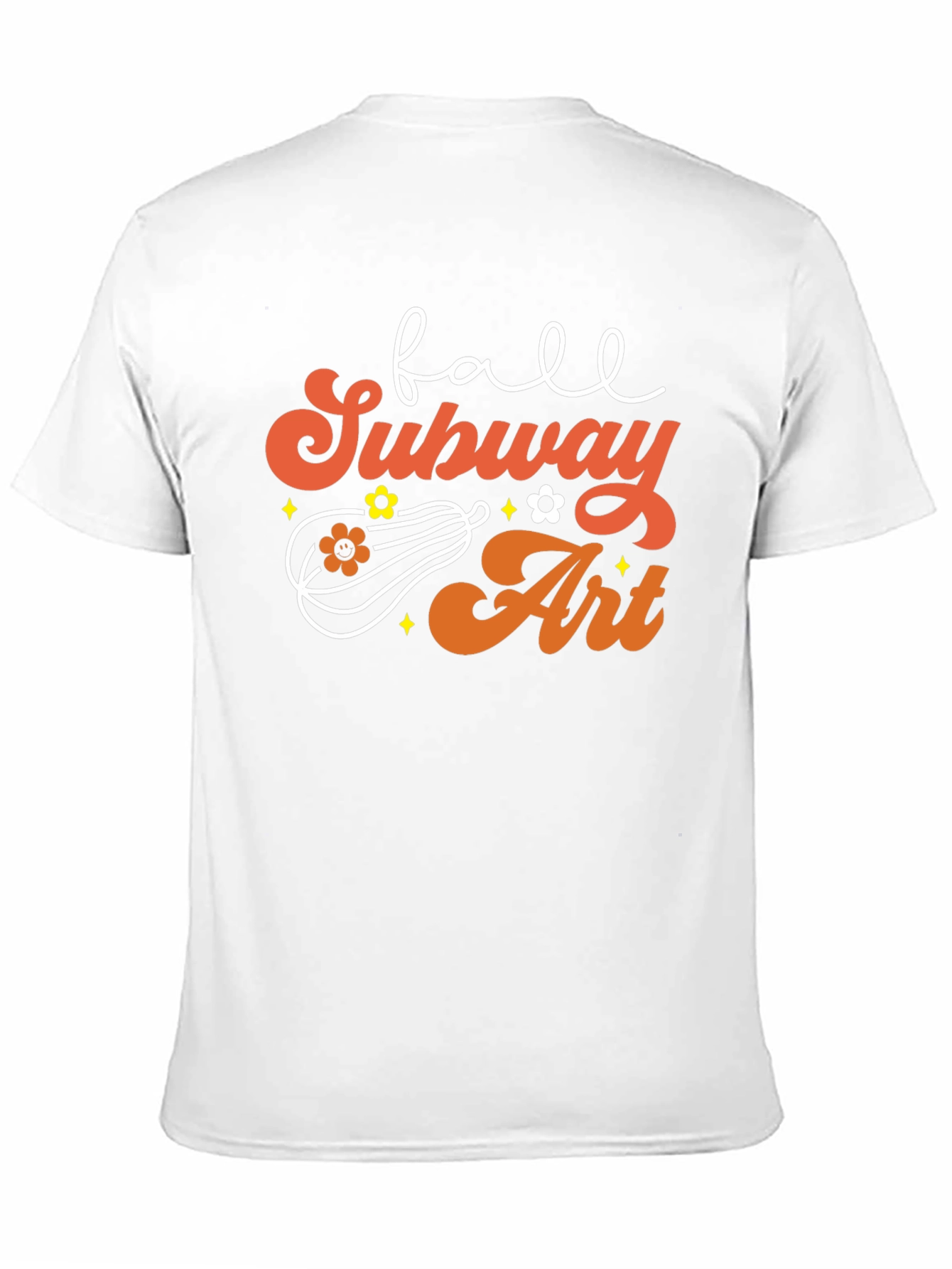 Fall Subway Art T-Shirt - Autumn Vibes