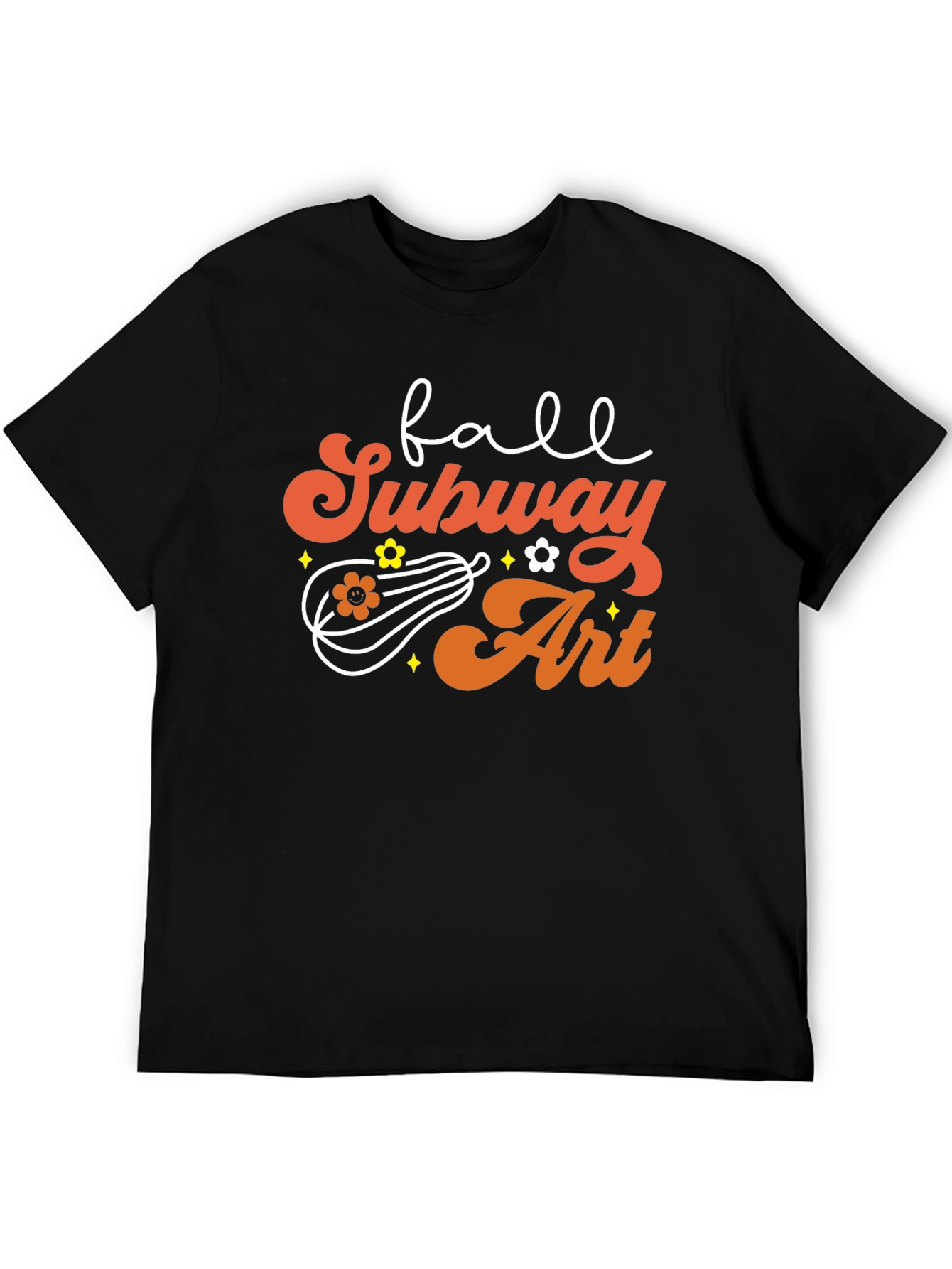 Fall Subway Art T-Shirt - Autumn Vibes