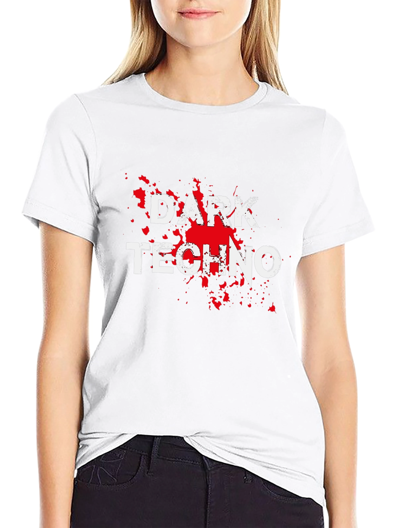 Dark Techno T-Shirt - Black Graphic Tee