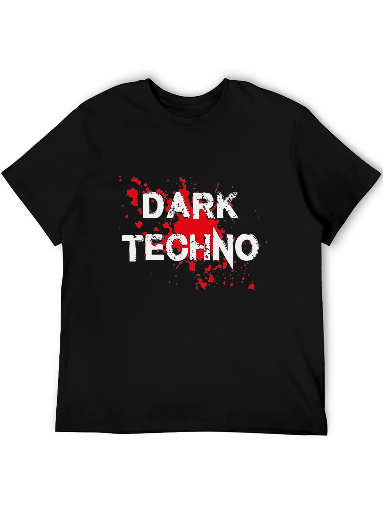 Dark Techno T-Shirt - Black Graphic Tee