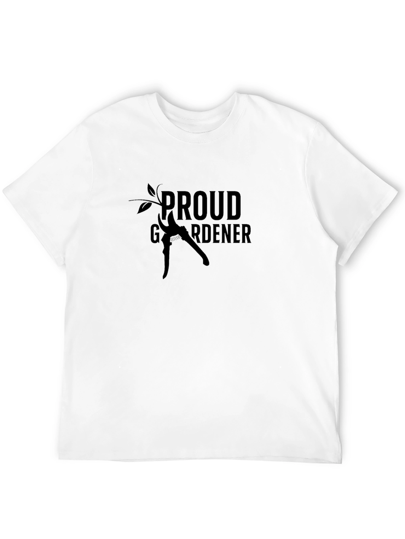 Proud Gardener Black T-Shirt