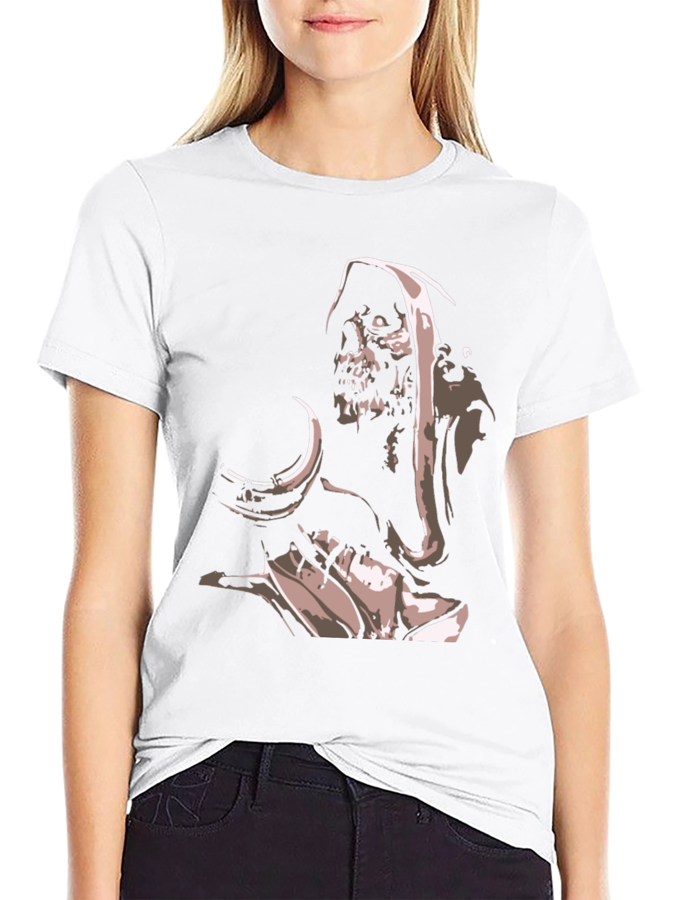 Grim Reaper Graphic Tee - Mens Black T-Shirt