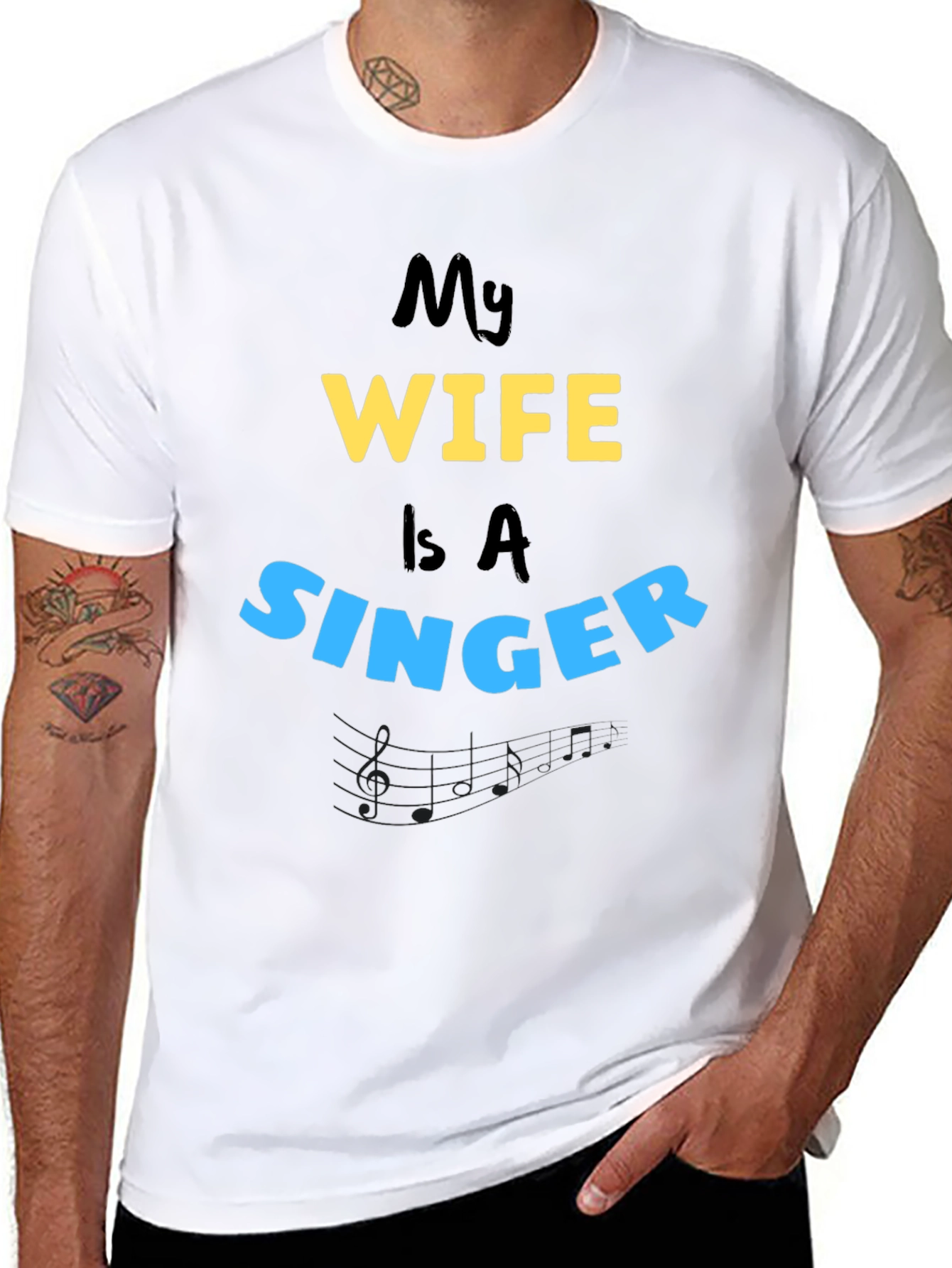 My Wife is A Singer - Husband Tee