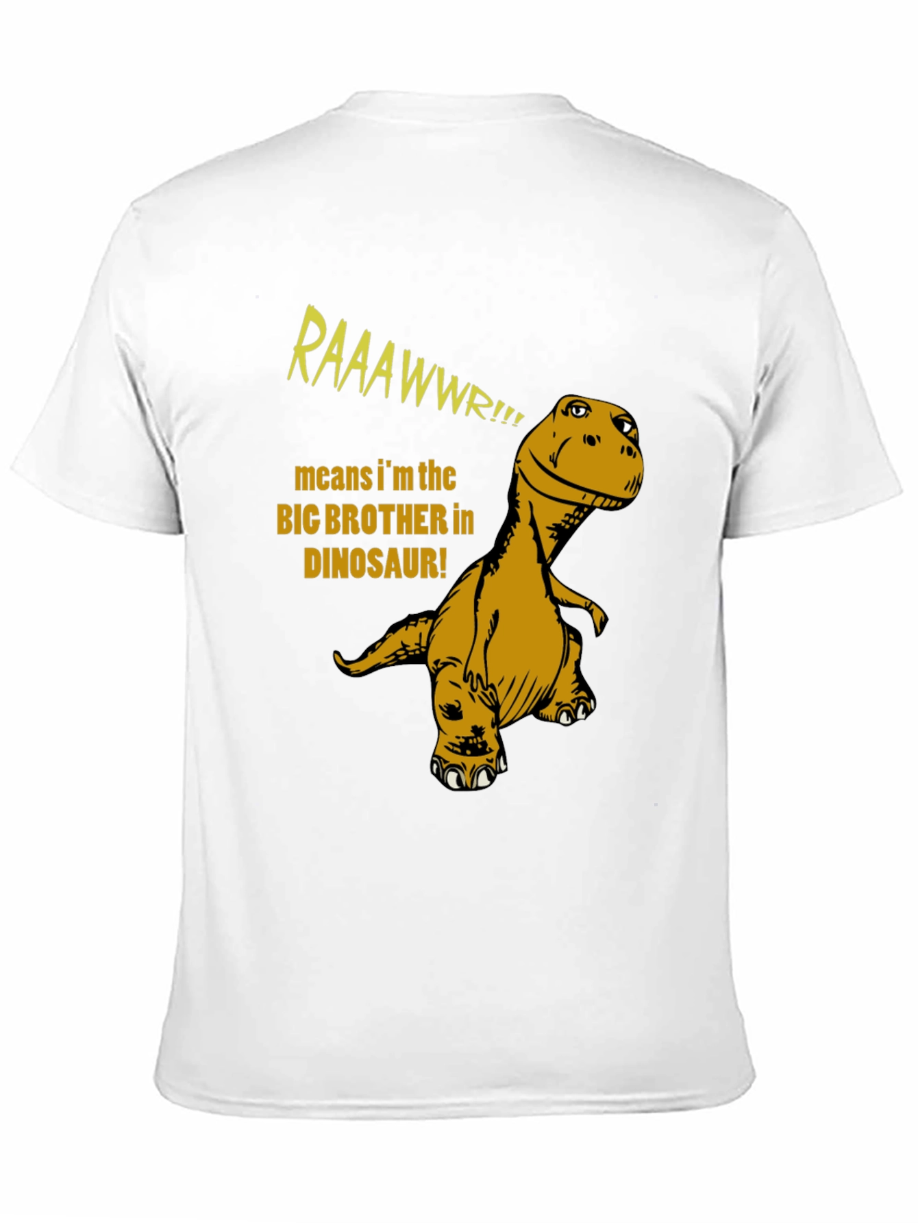 Big Brother Dinosaur T-Shirt - RAAAWWR!