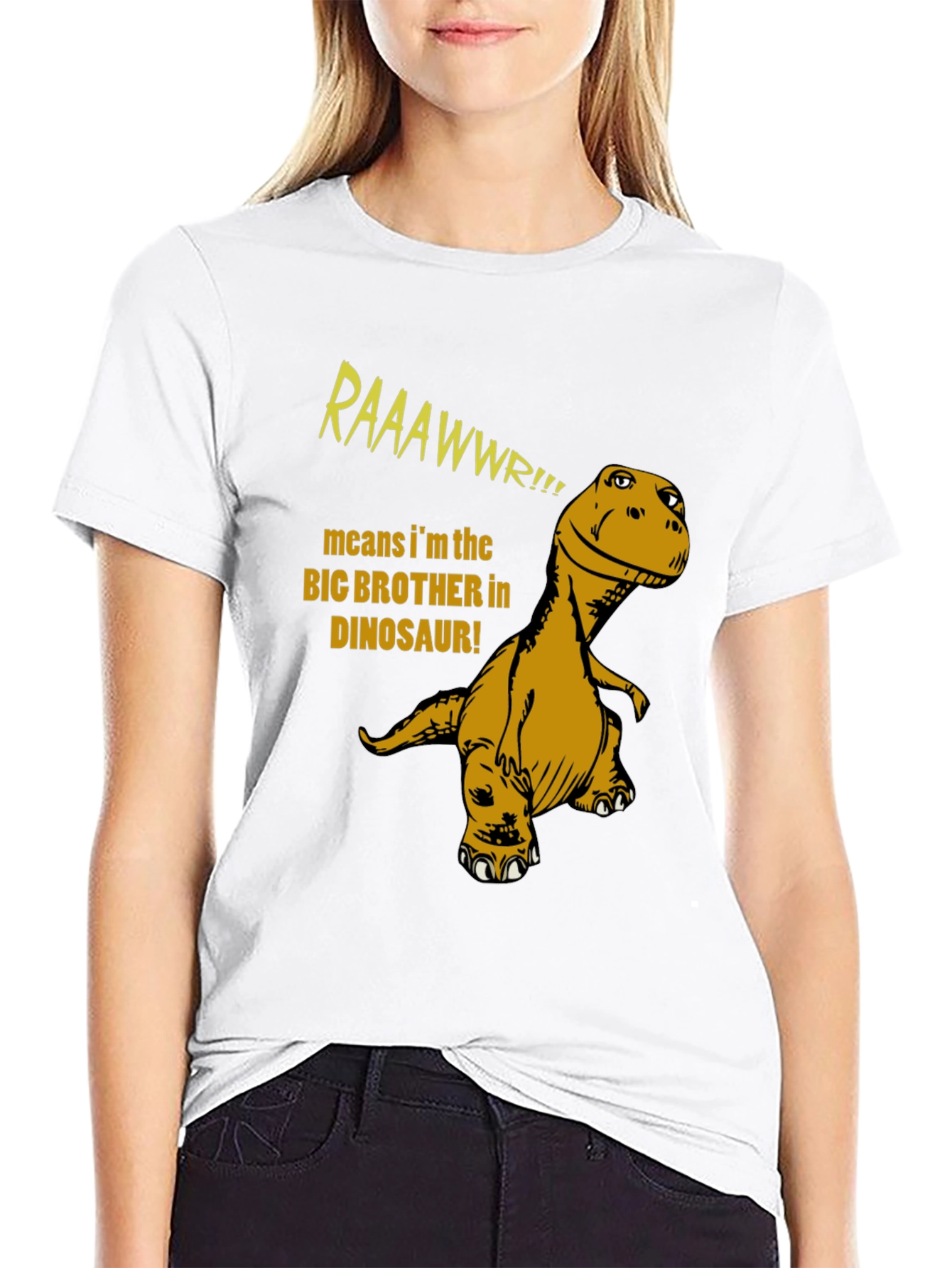 Big Brother Dinosaur T-Shirt - RAAAWWR!