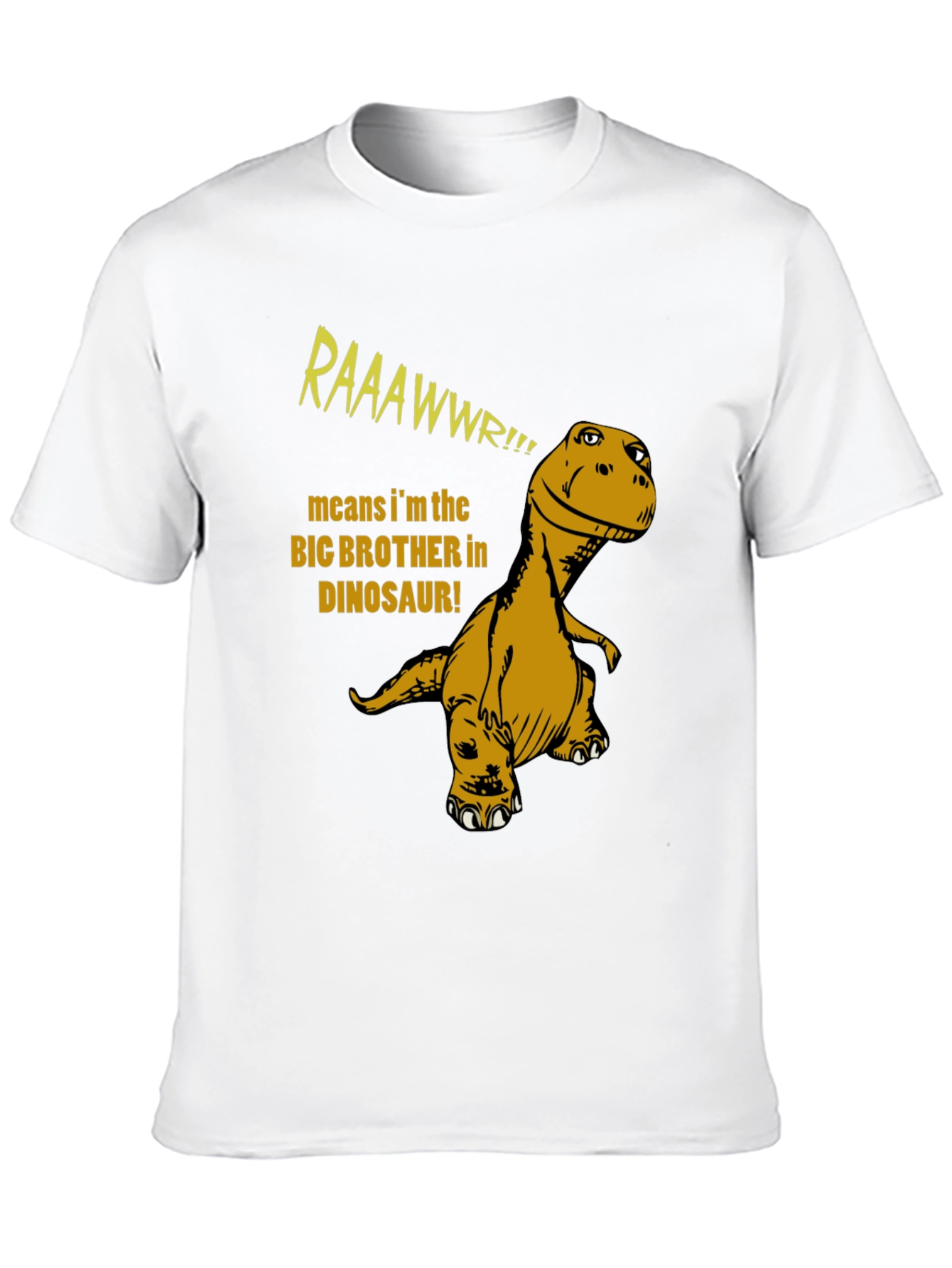 Big Brother Dinosaur T-Shirt - RAAAWWR!