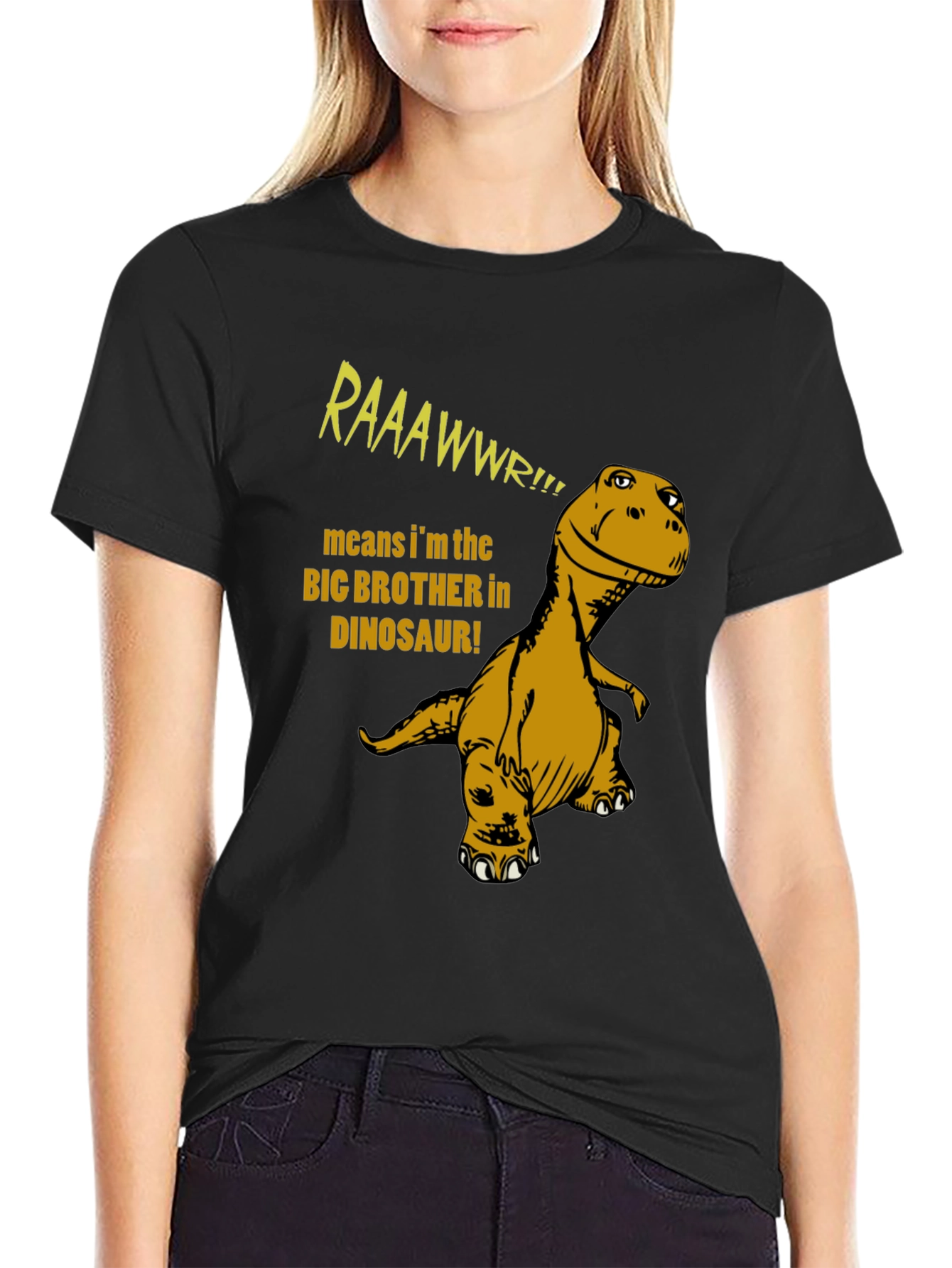 Big Brother Dinosaur T-Shirt - RAAAWWR!