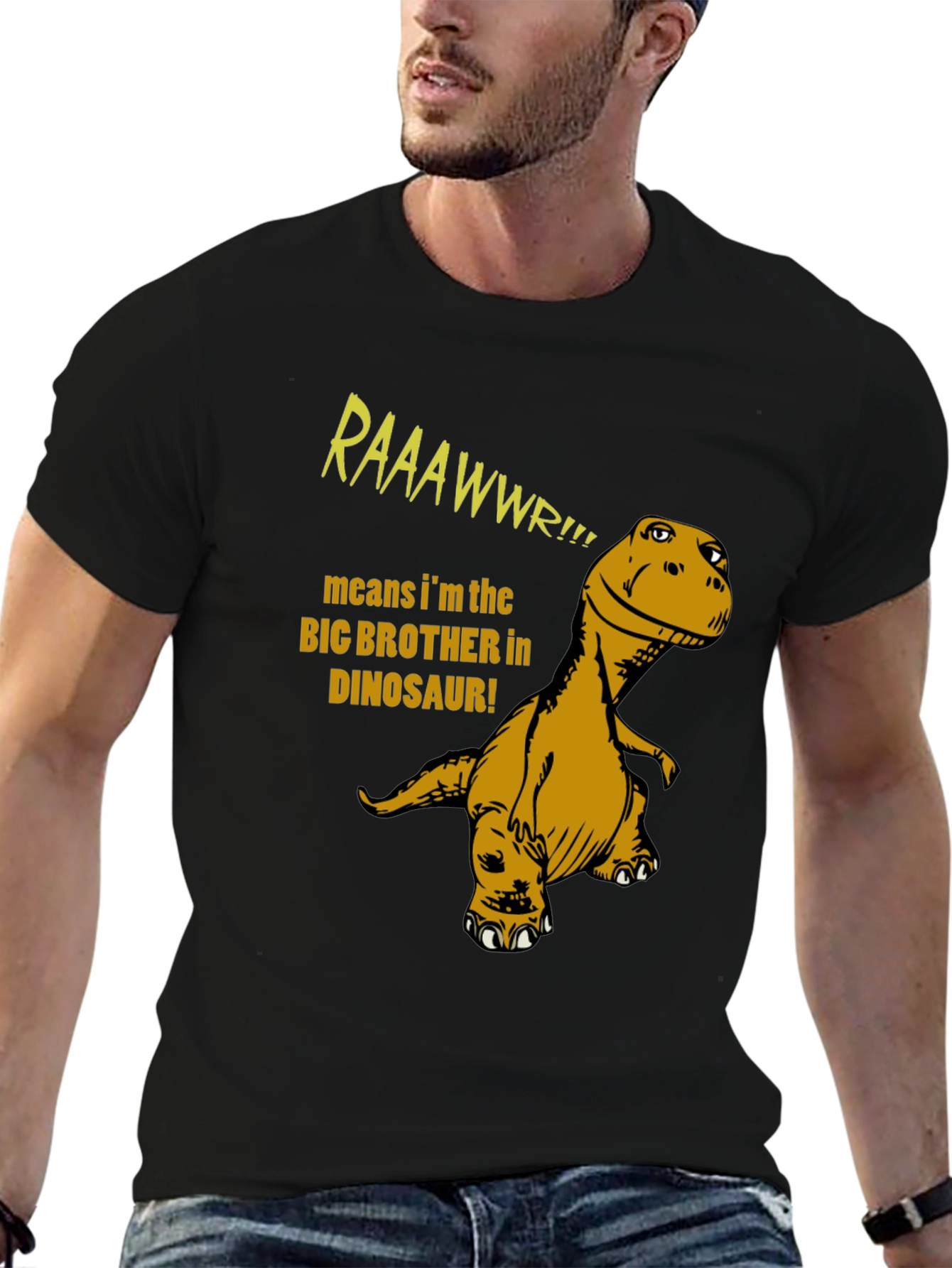Big Brother Dinosaur T-Shirt - RAAAWWR!