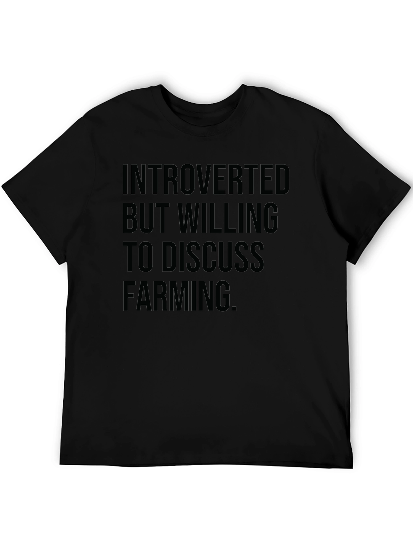 Introverted Farming T-Shirt - Soft Cotton Tee