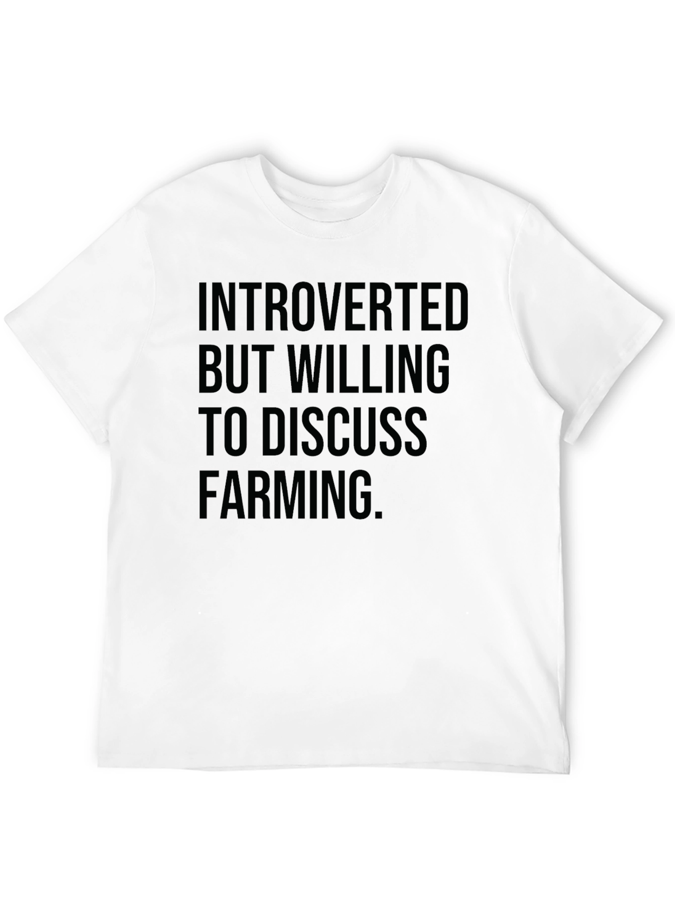 Introverted Farming T-Shirt - Soft Cotton Tee