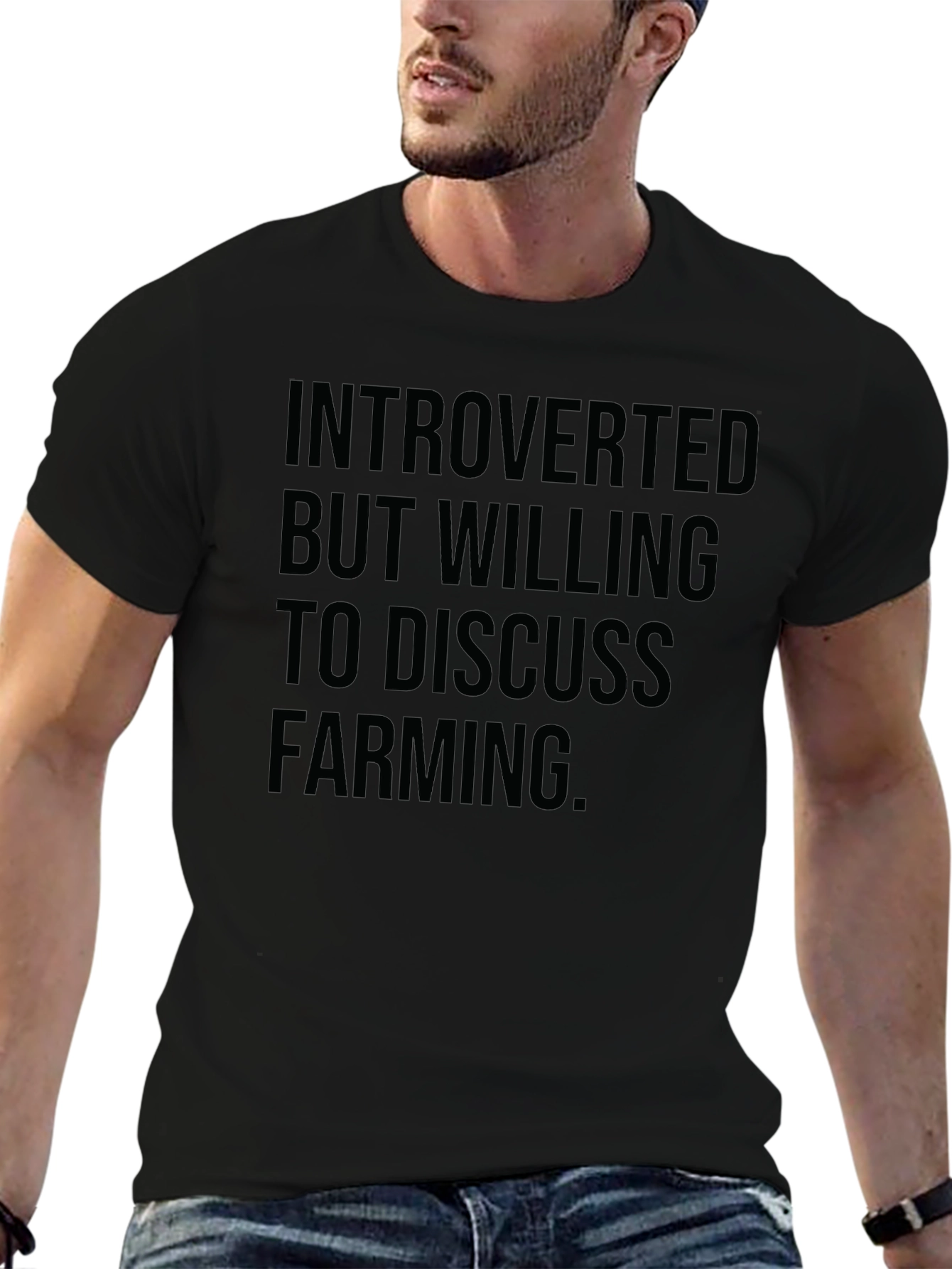 Introverted Farming T-Shirt - Soft Cotton Tee