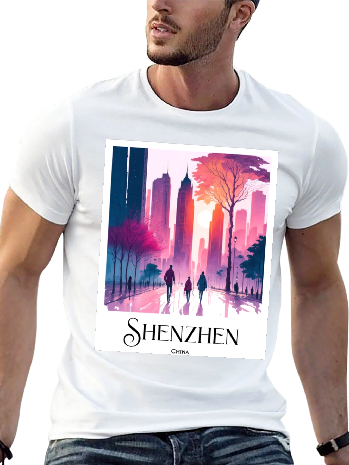 Shenzhen China T-Shirt - Cityscape Tee