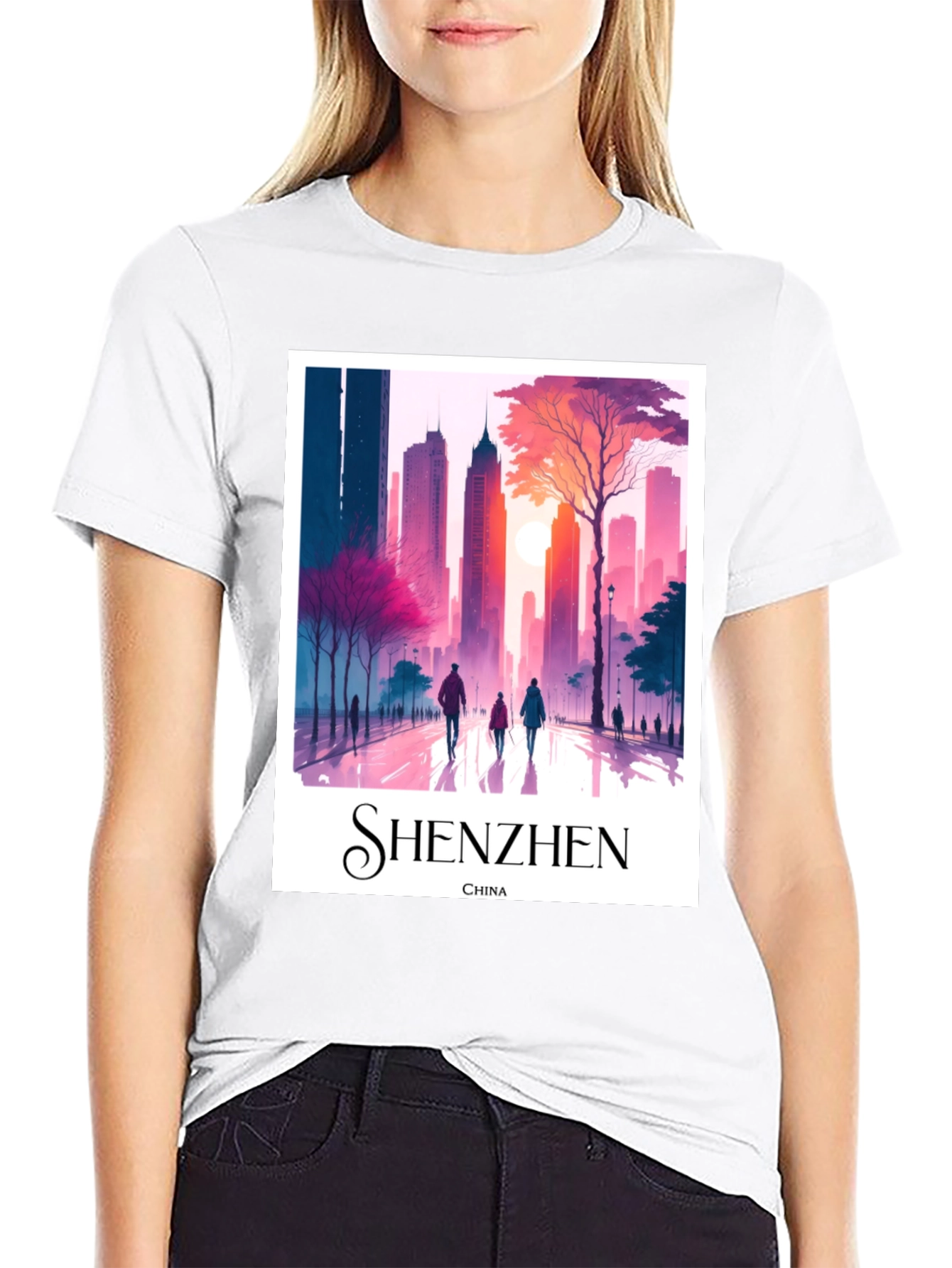Shenzhen China T-Shirt - Cityscape Tee
