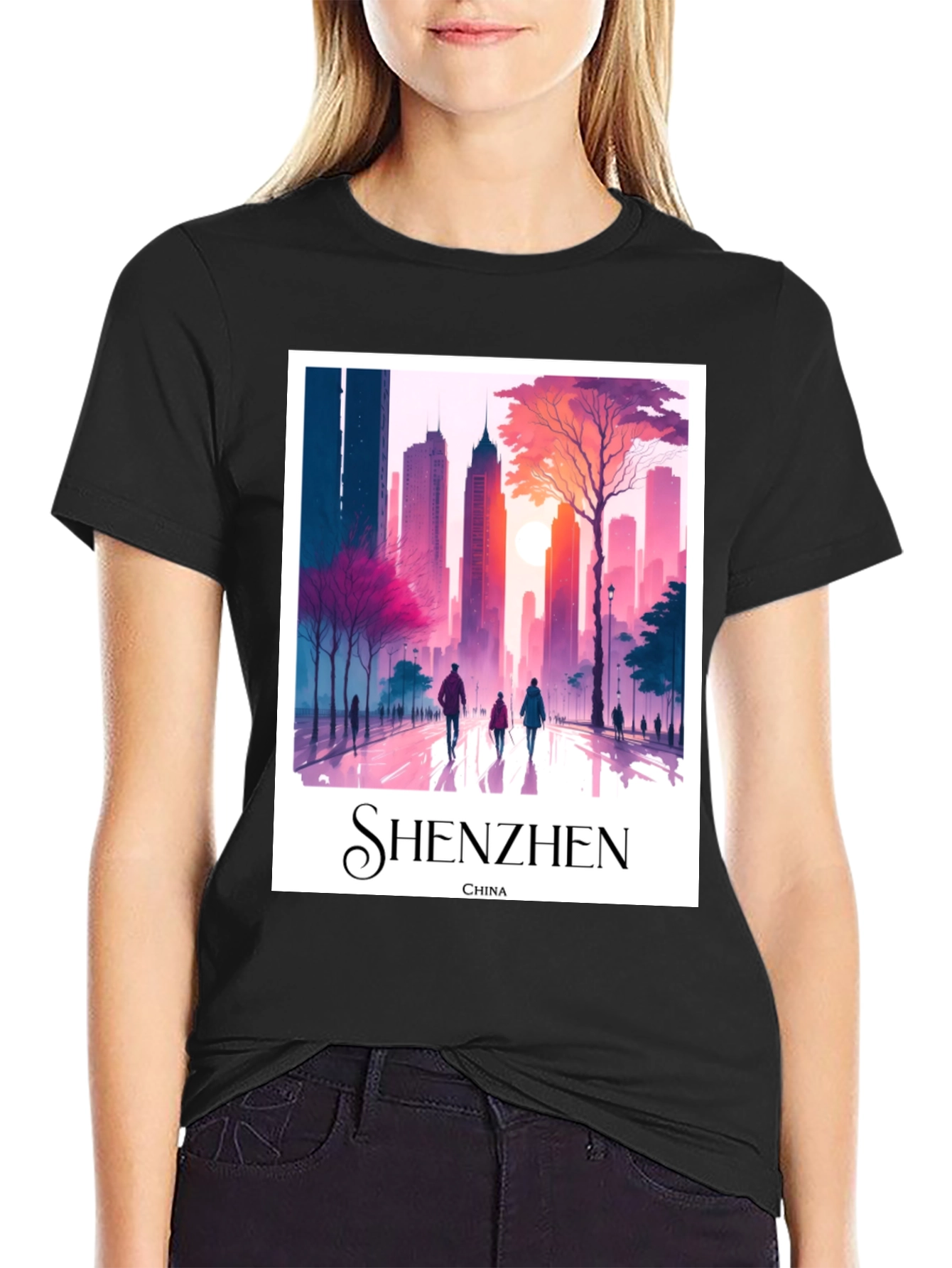 Shenzhen China T-Shirt - Cityscape Tee