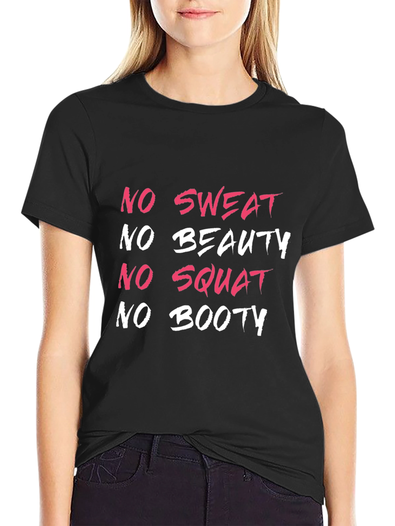 No Sweat No Beauty Gym Workout T-Shirt
