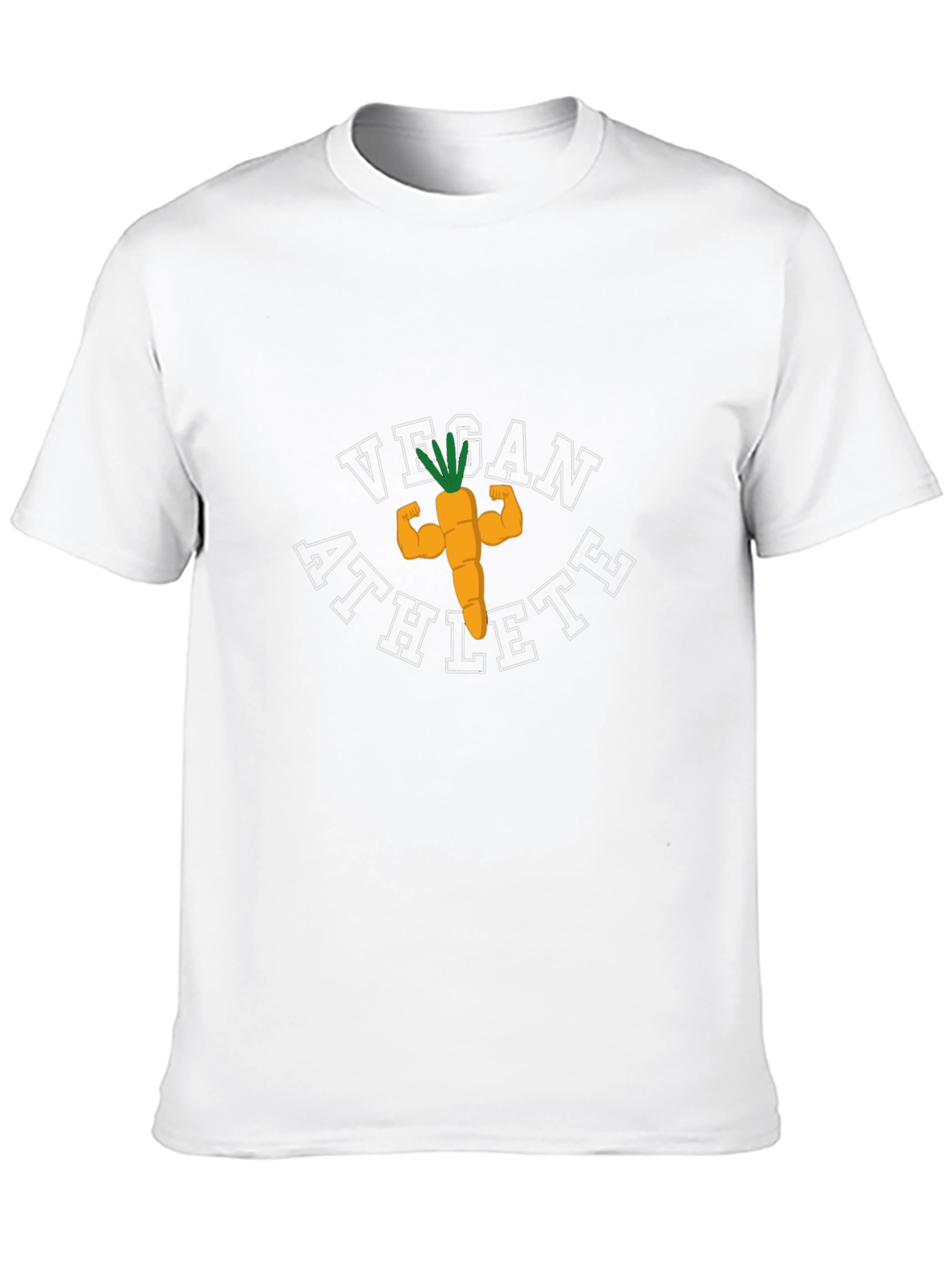 Vegan Athlete T-Shirt - Carrot Power!