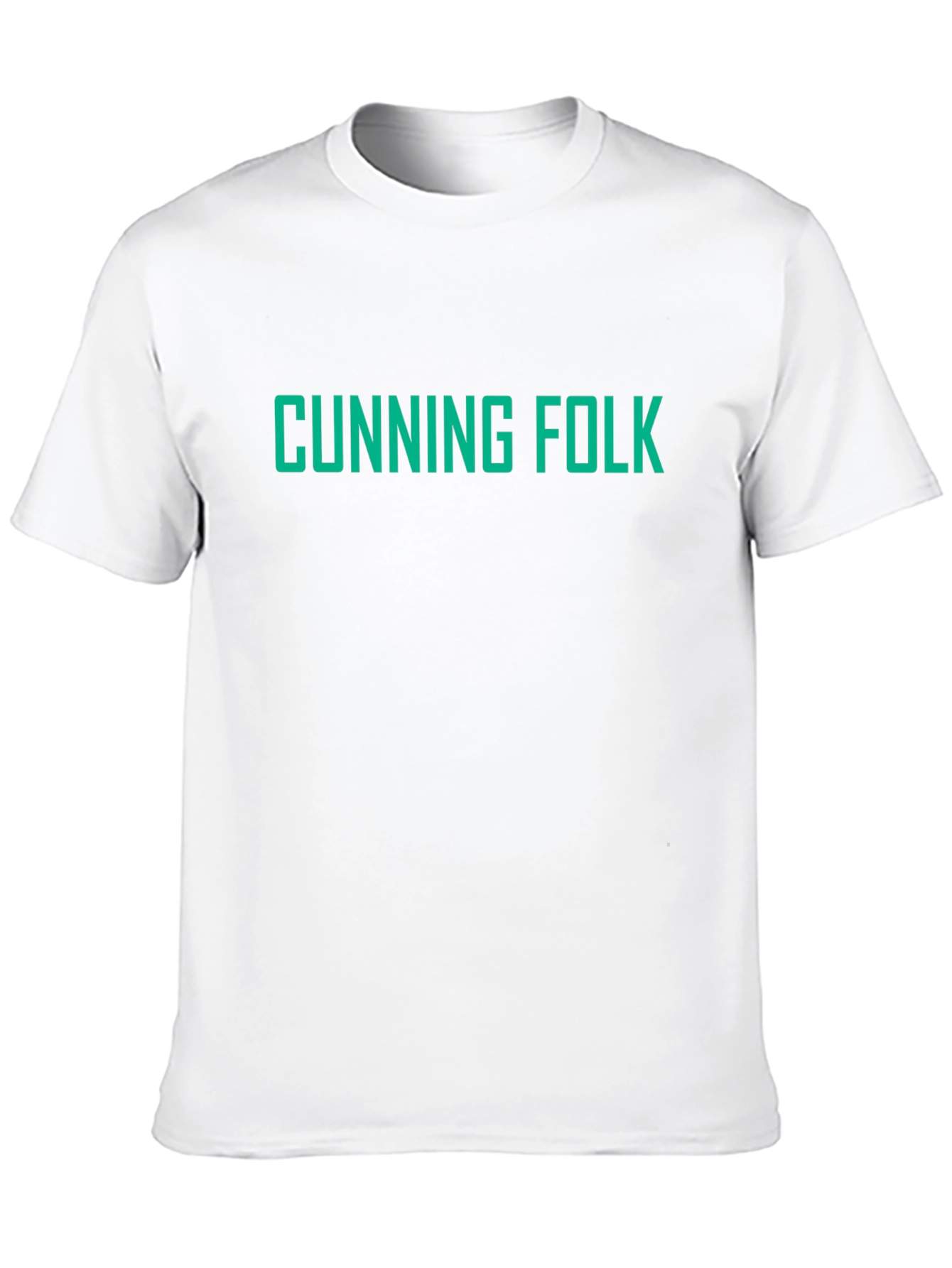 Cunning Folk T-Shirt - Bold Text Design