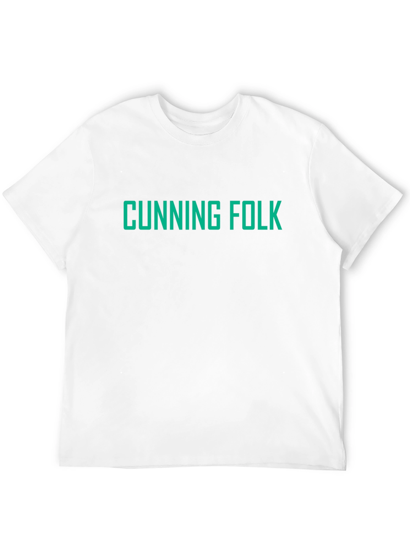 Cunning Folk T-Shirt - Bold Text Design