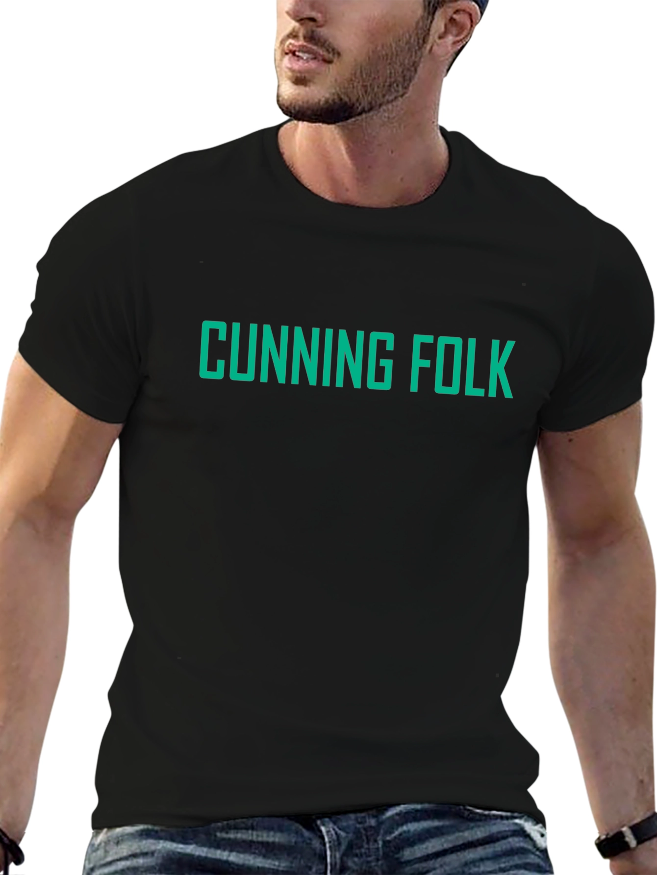 Cunning Folk T-Shirt - Bold Text Design